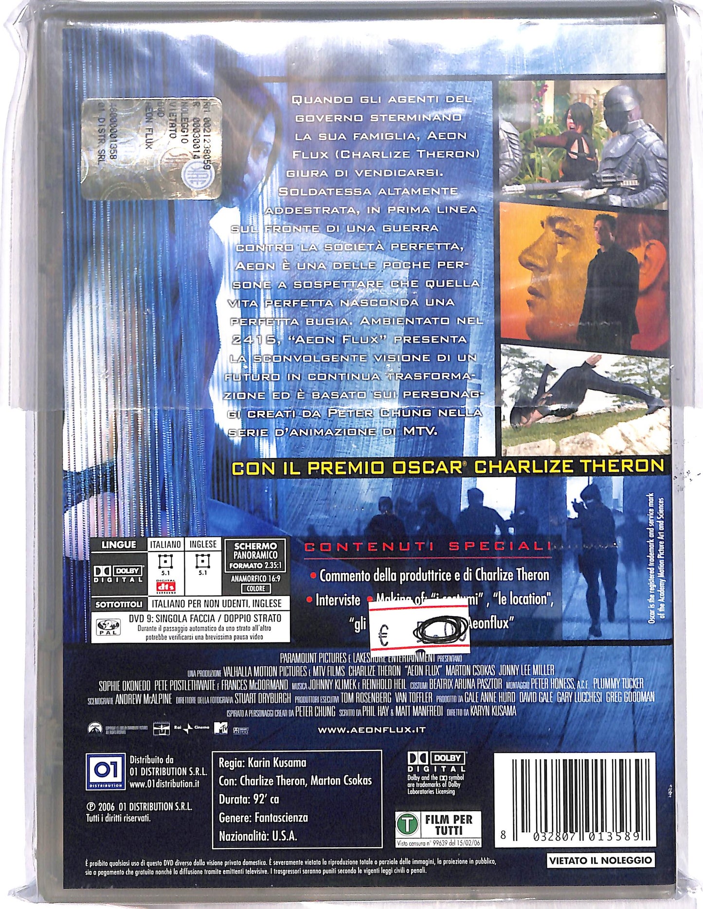 EBOND Æon Flux Il futuro ha inizio DVD D650004
