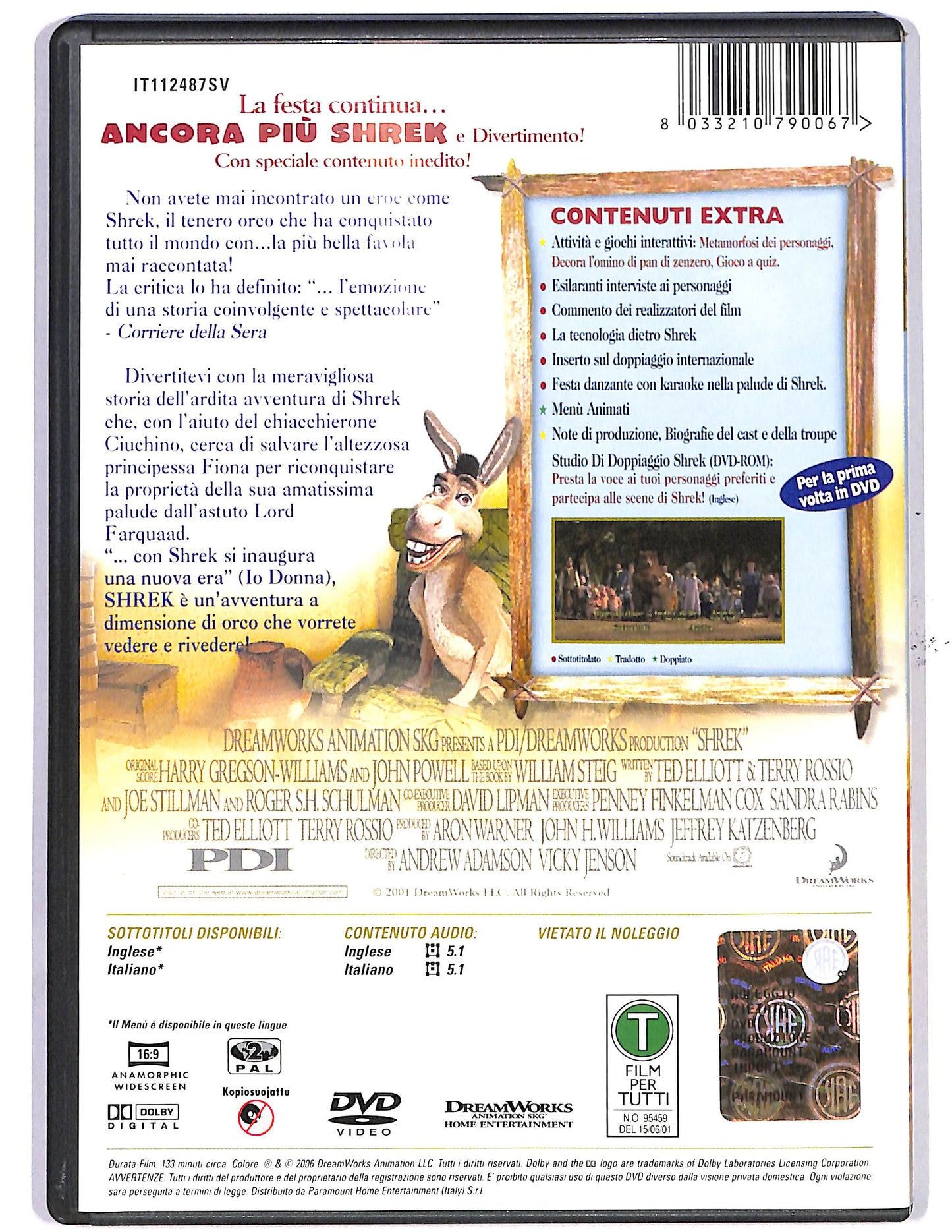 EBOND Shrek DVD D650007