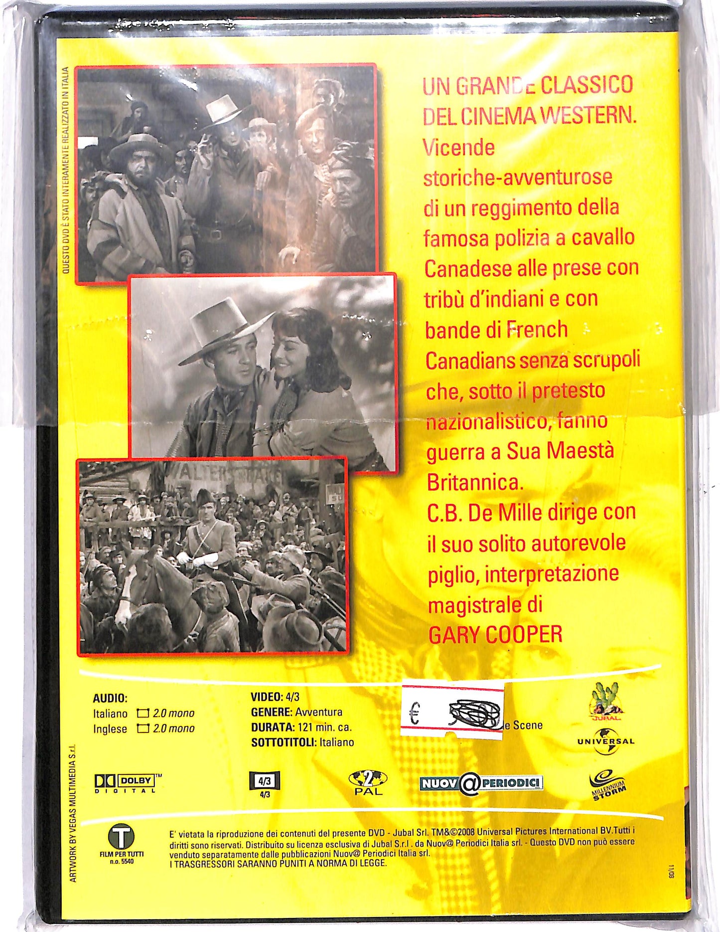 EBOND Giubbe rosse EDITORIALE DVD D650022