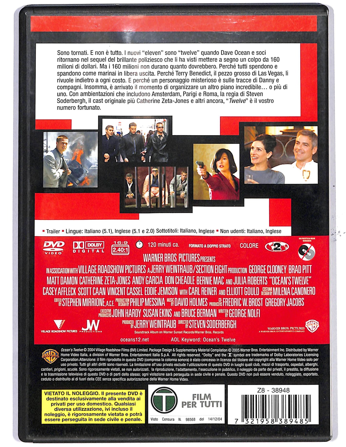 EBOND Ocean'S Twelve DVD D650052
