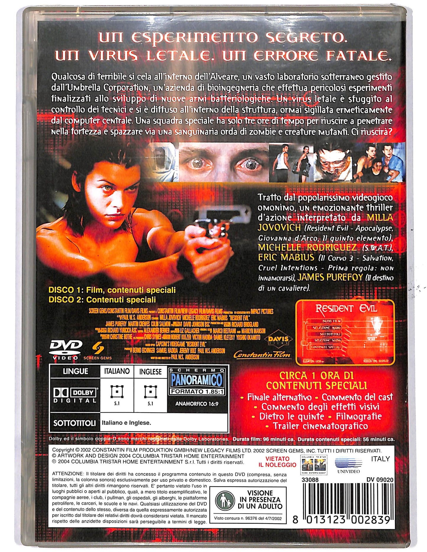 EBOND Resident Evil DVD D650062