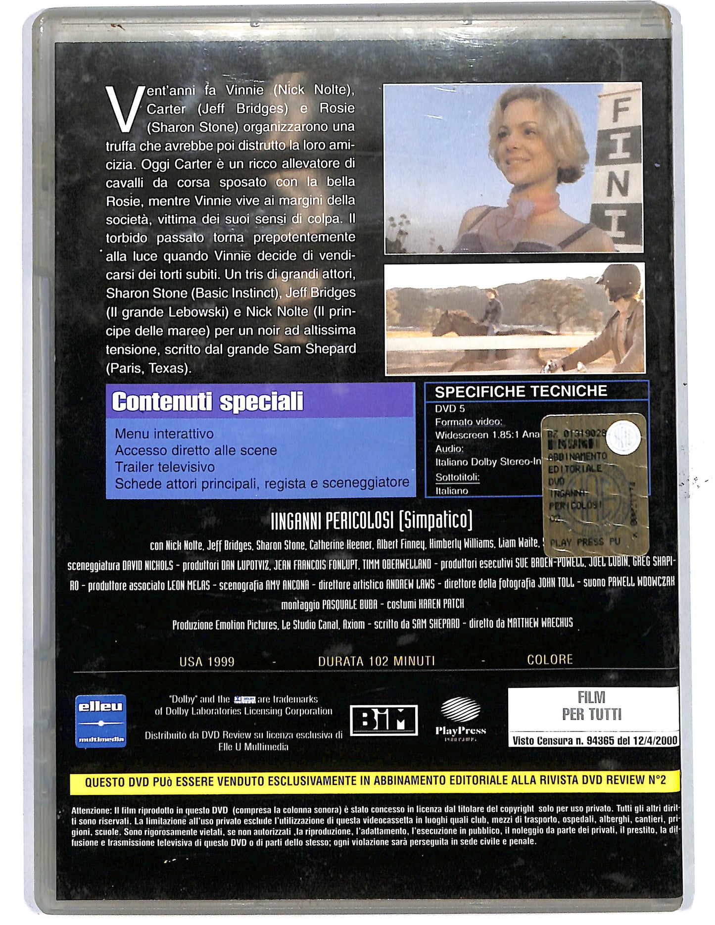 EBOND Inganni pericolosi DVD D650220
