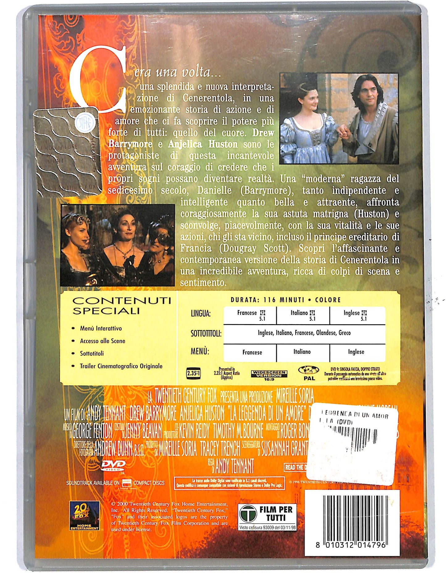 EBOND La leggenda di un amore DVD D650222
