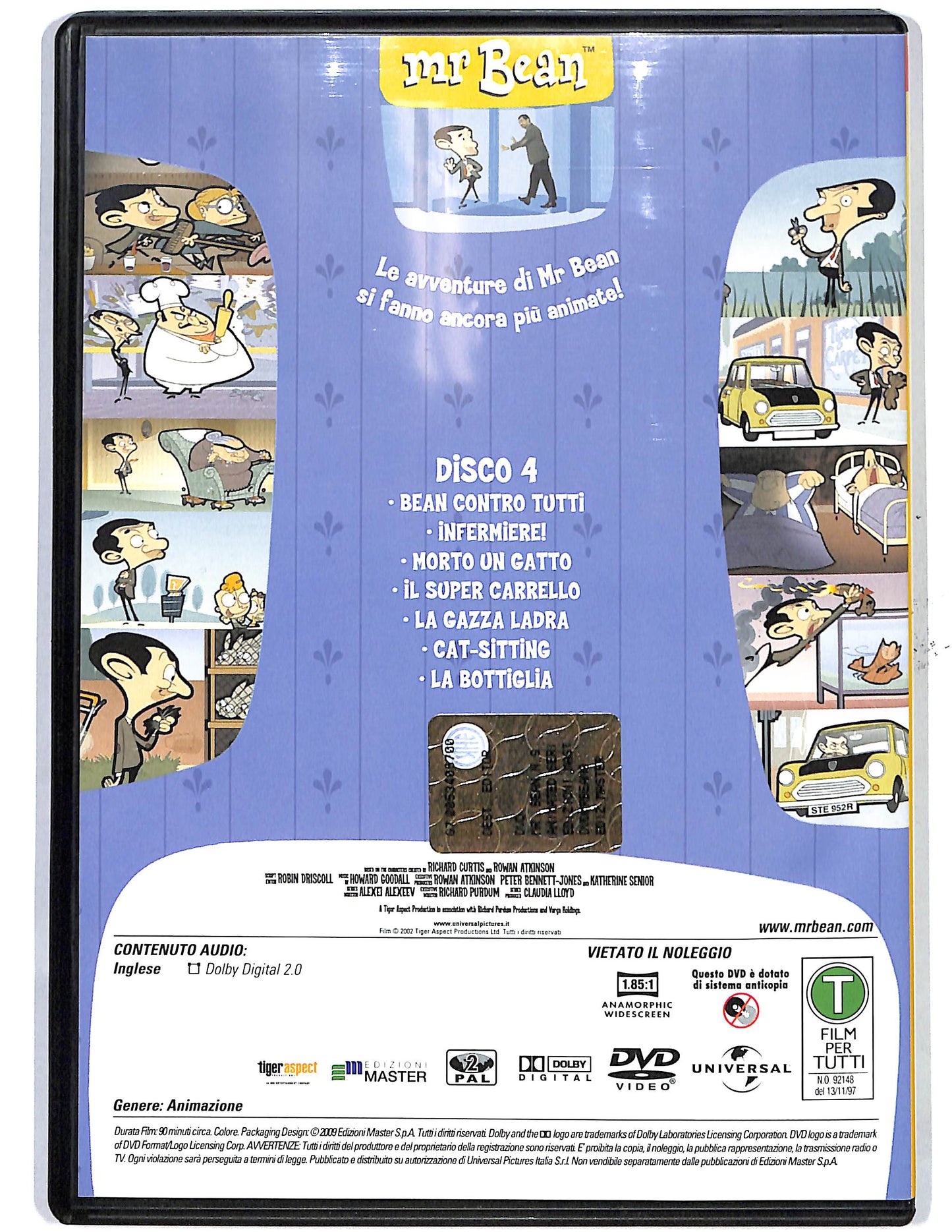 EBOND Mr Bean serie animata disco 4 EDITORIALE DVD D650653