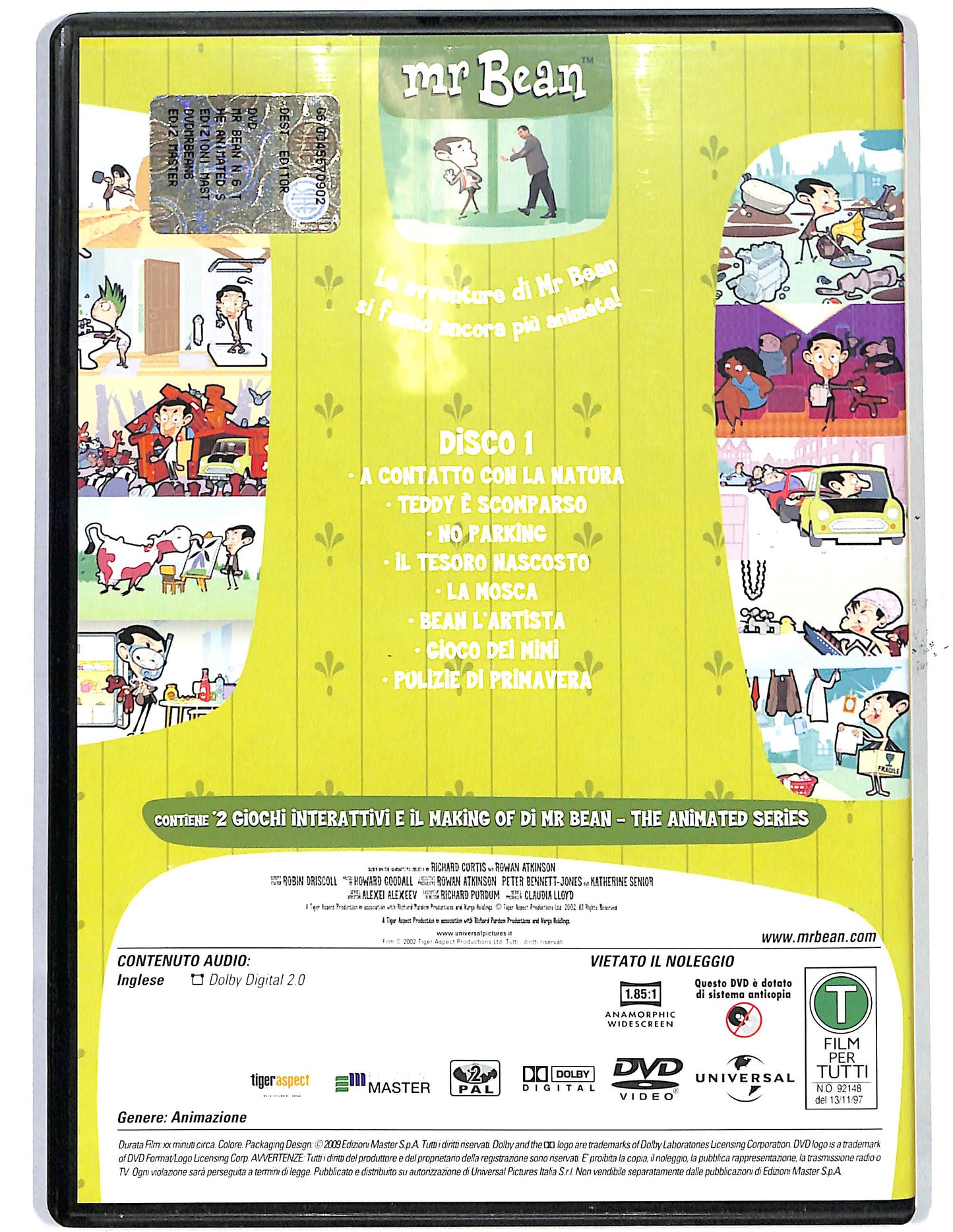 EBOND Mr Bean serie animata disco 1 EDITORIALE DVD D650656