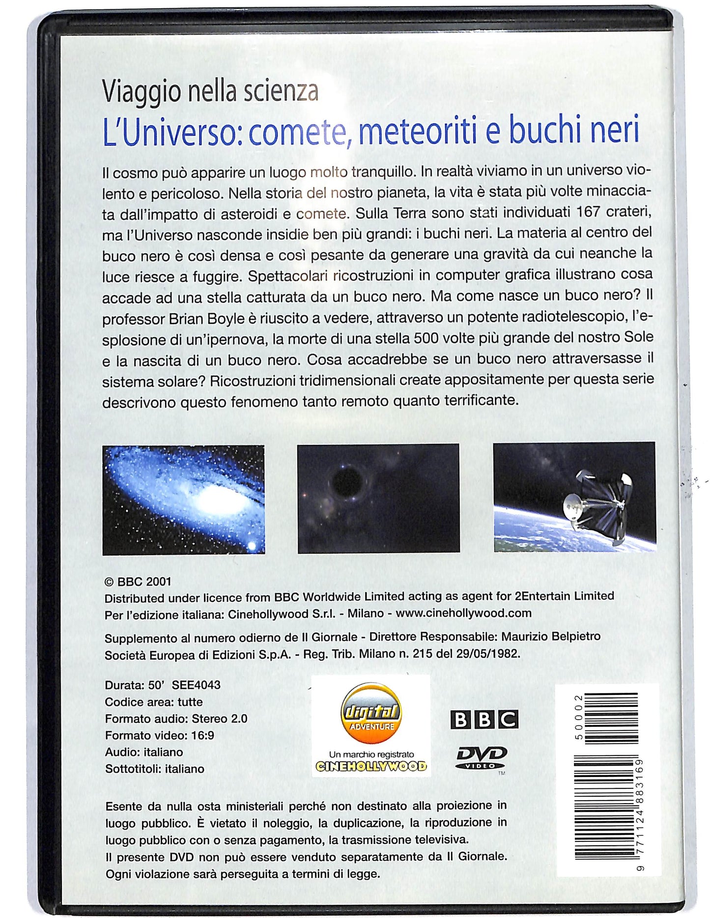 EBOND L'universo:comete,meteoriti e buchi neri vol.2 EDITORIALE DVD D650658
