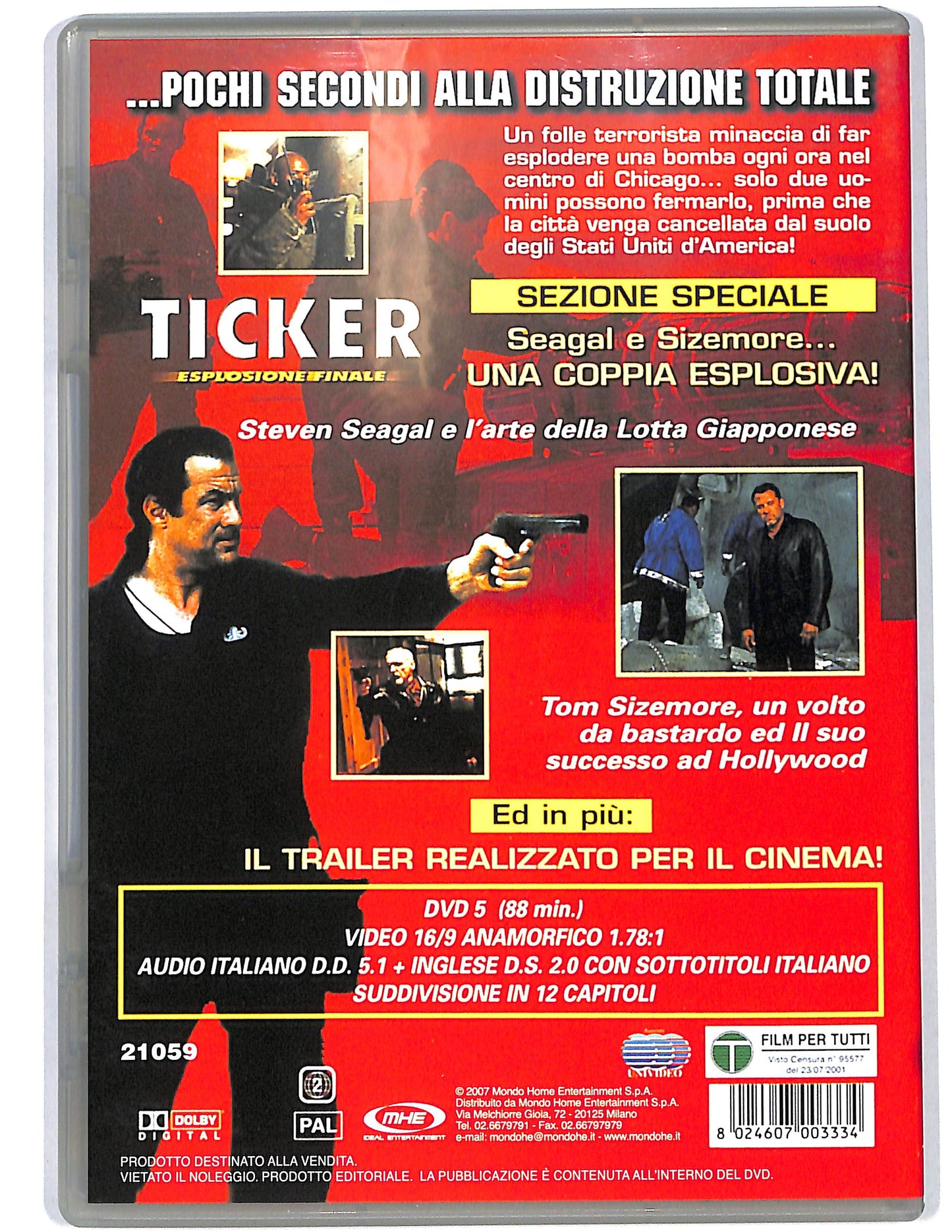 EBOND Ticker Esplosione finale DVD D650713