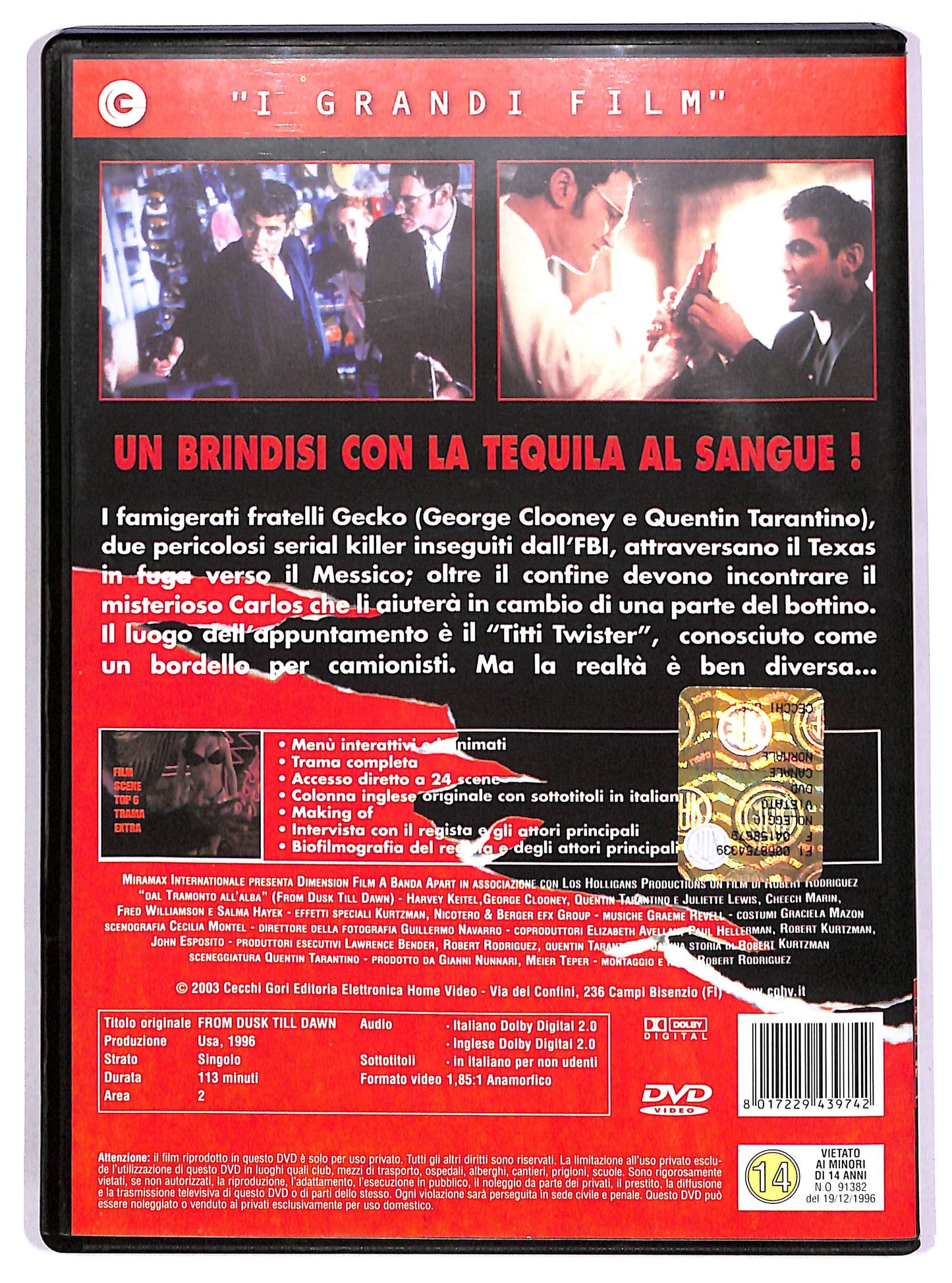EBOND Dal tramonto all'alba DVD D650829