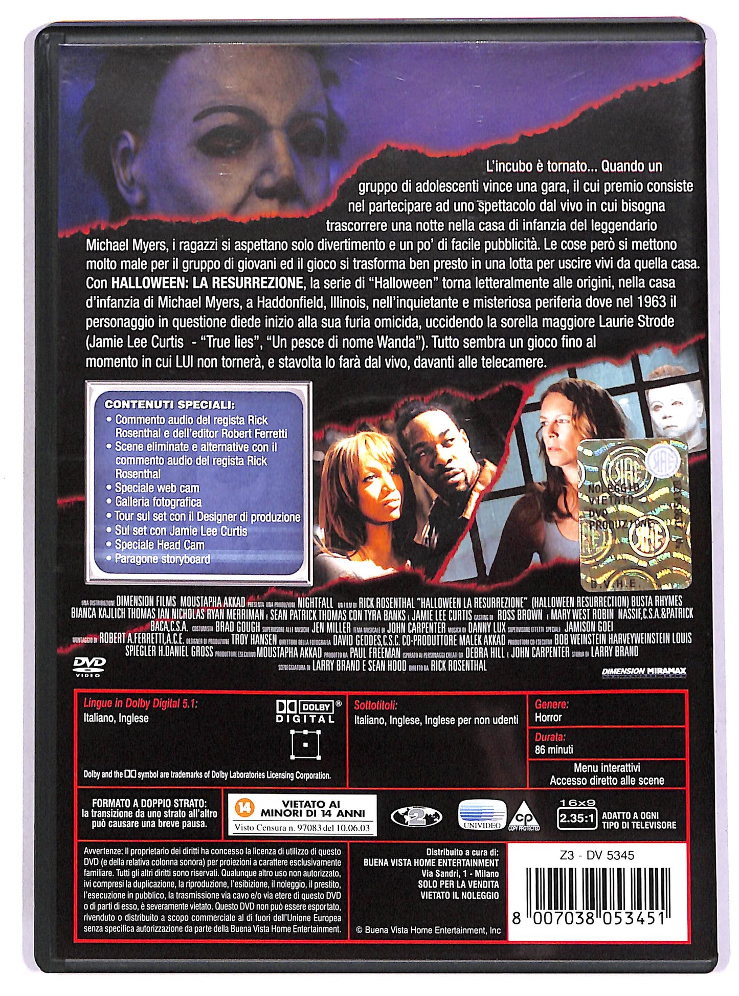 EBOND Halloween - La resurrezione DVD D650857