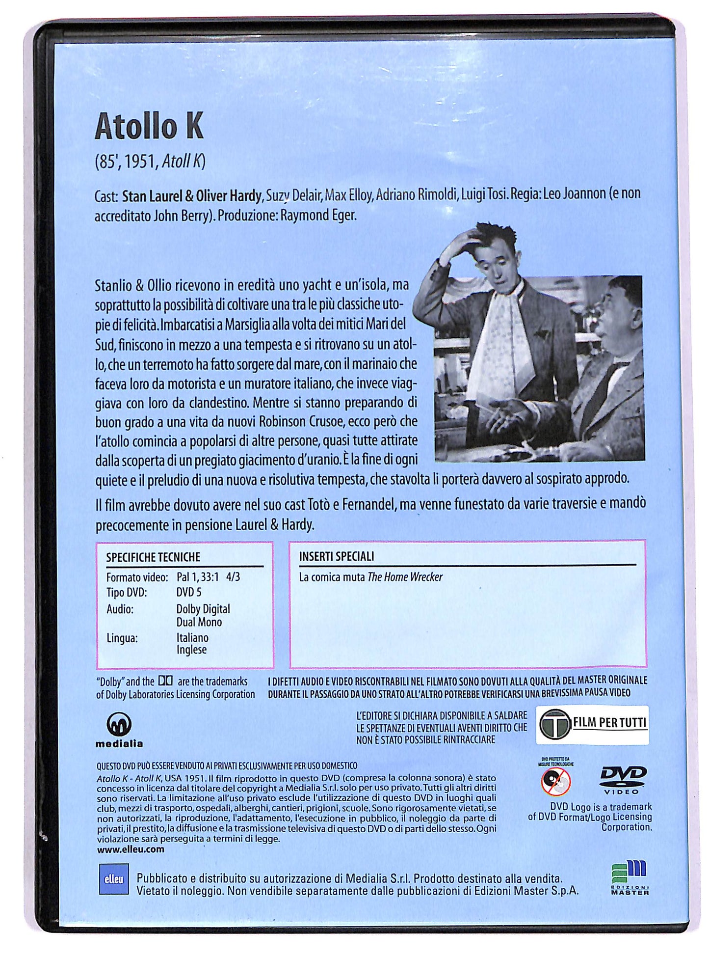 EBOND Atollo K EDITORIALE DVD D650902