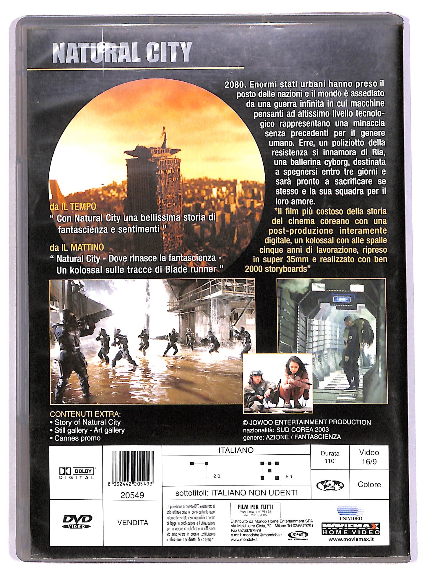 EBOND Natural City DVD D650959