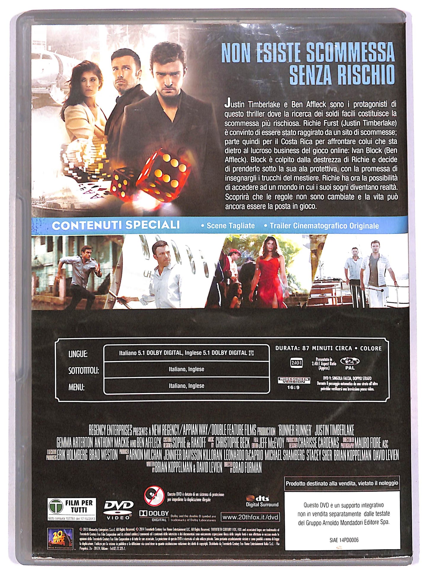 EBOND Runner, Runner EDITORIALE DVD D651006