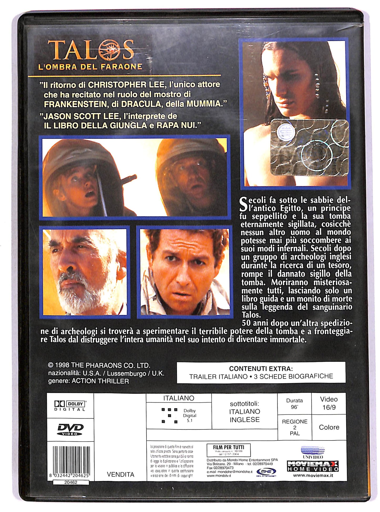EBOND Talos - L'ombra del faraone DVD D651021