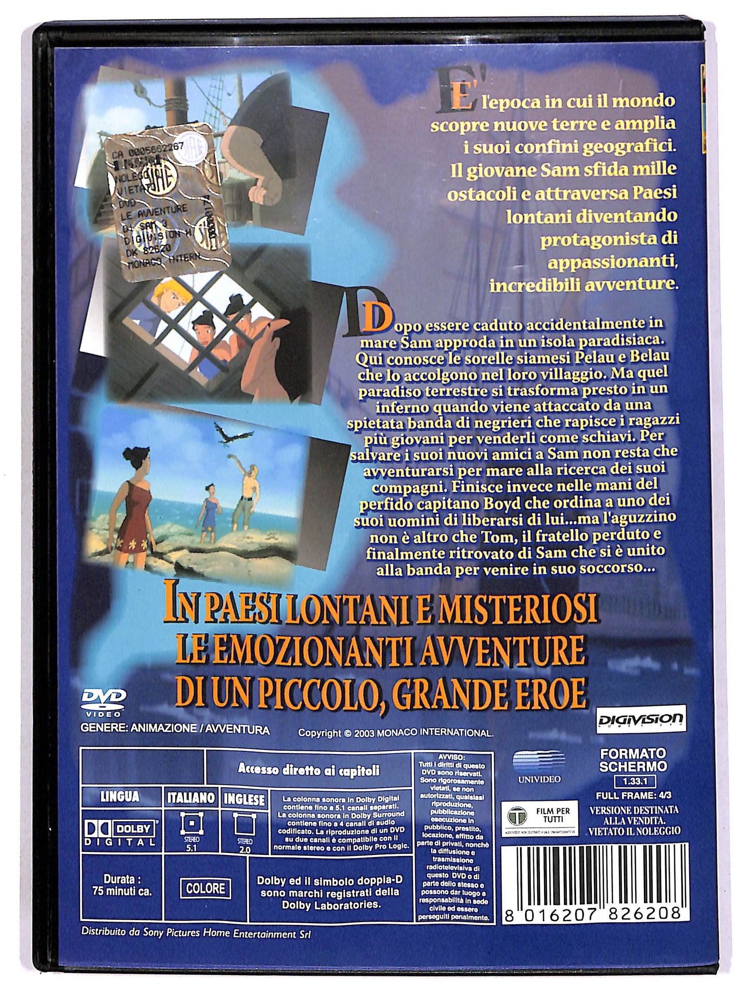 EBOND Le avventure di Sam 3 DVD D651033