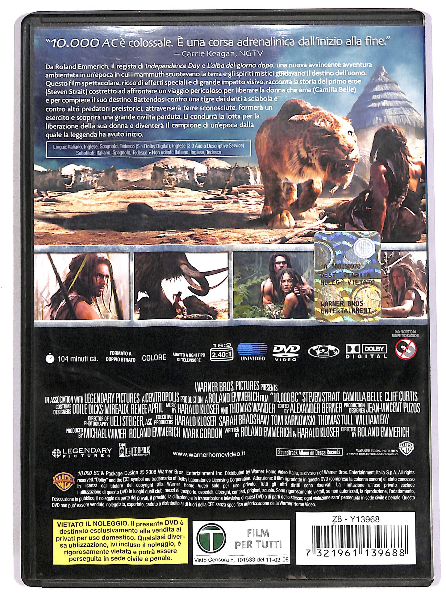 EBOND 10.000 a.C. DVD D651051
