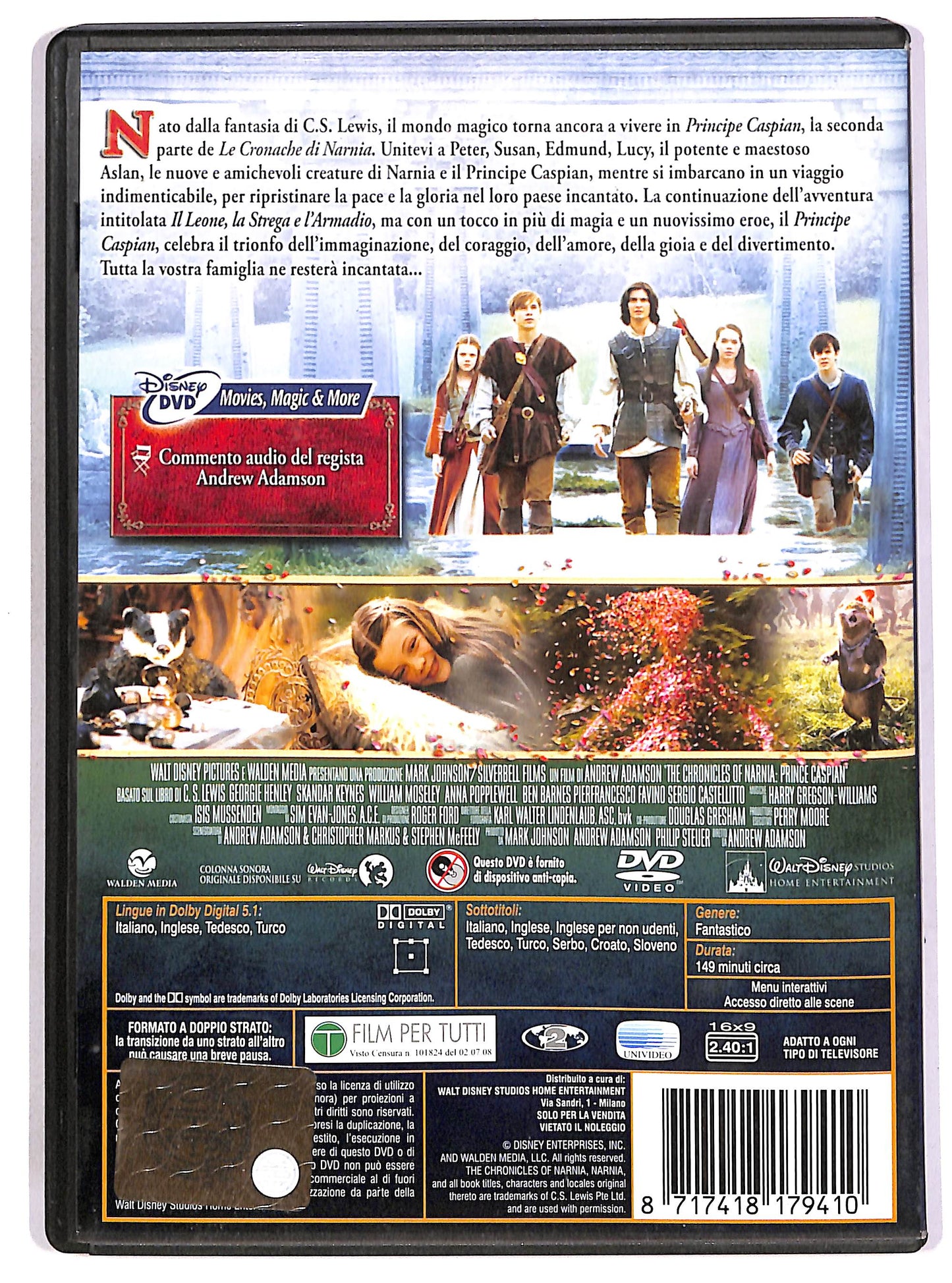 EBOND Le cronache di Narnia - Il principe Caspian DVD D651117