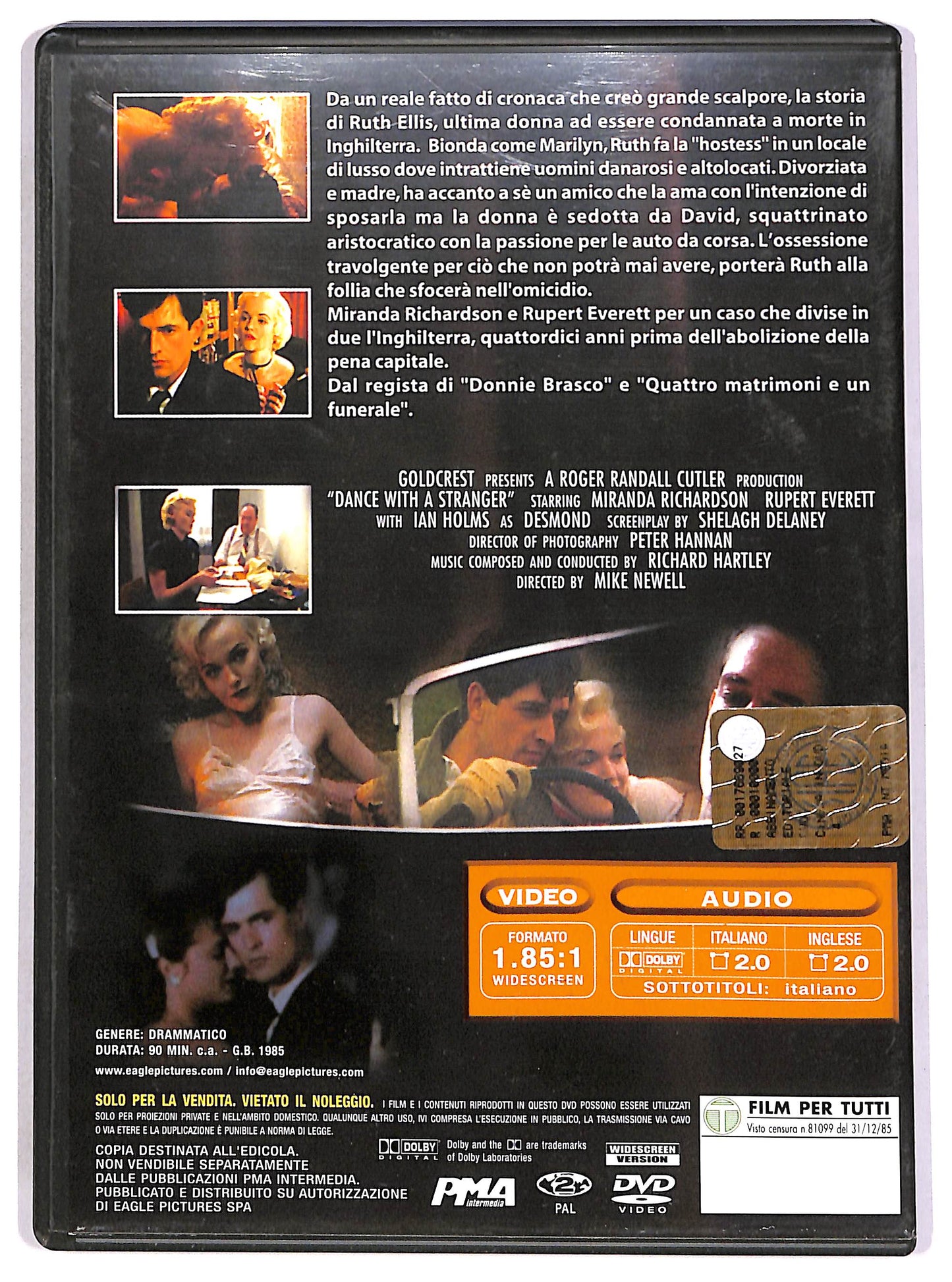 EBOND Ballando con uno sconosciuto EDITORIALE DVD D651118