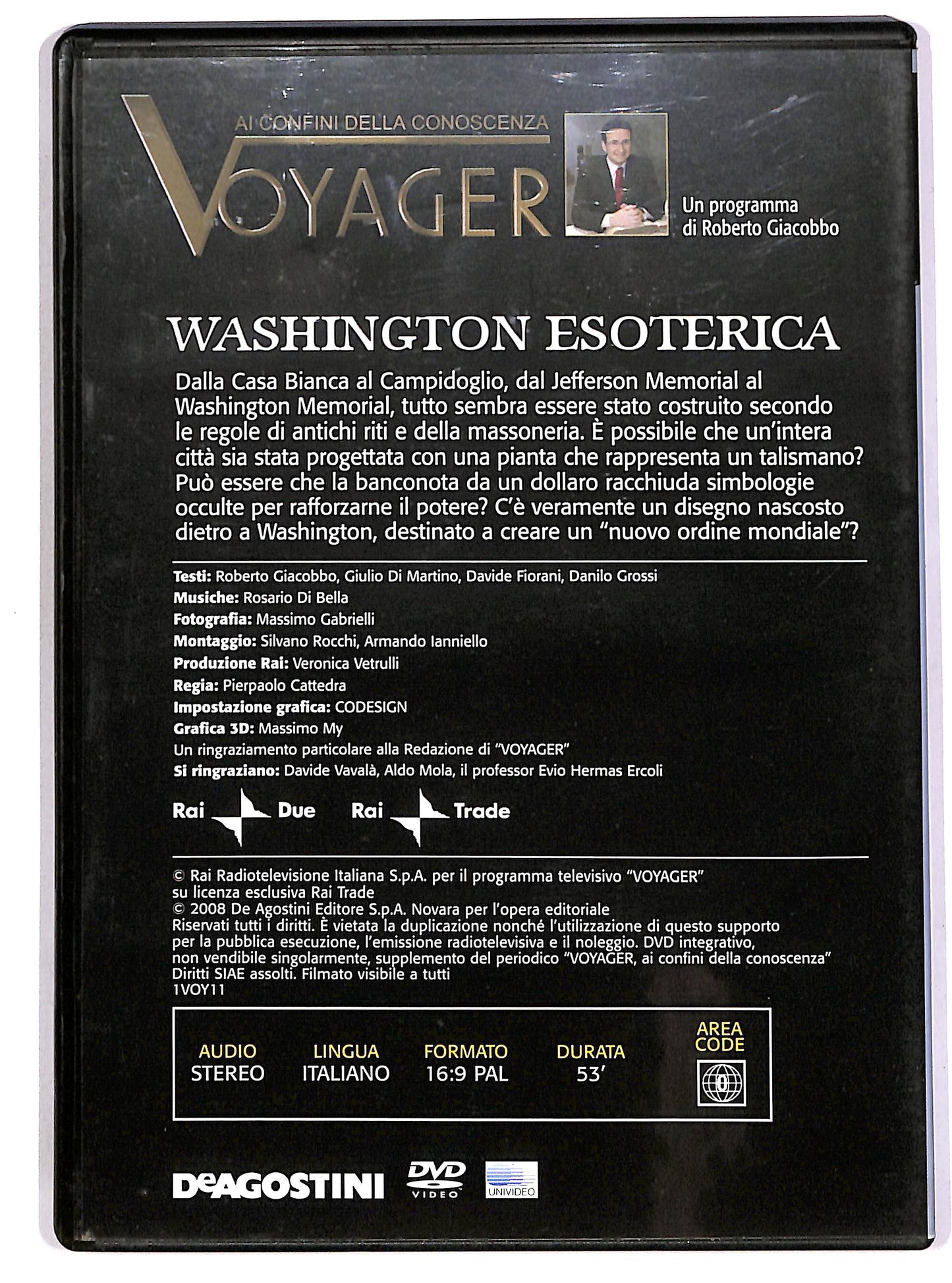 EBOND Voyager Vol.11 - Washington esotica EDITORIALE DVD D651151