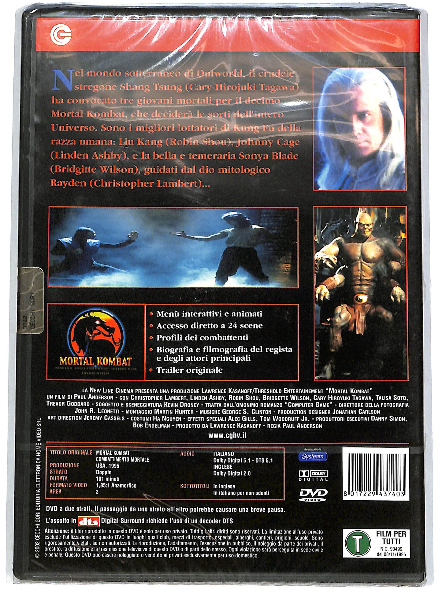 EBOND Mortal Kombat DVD D651307