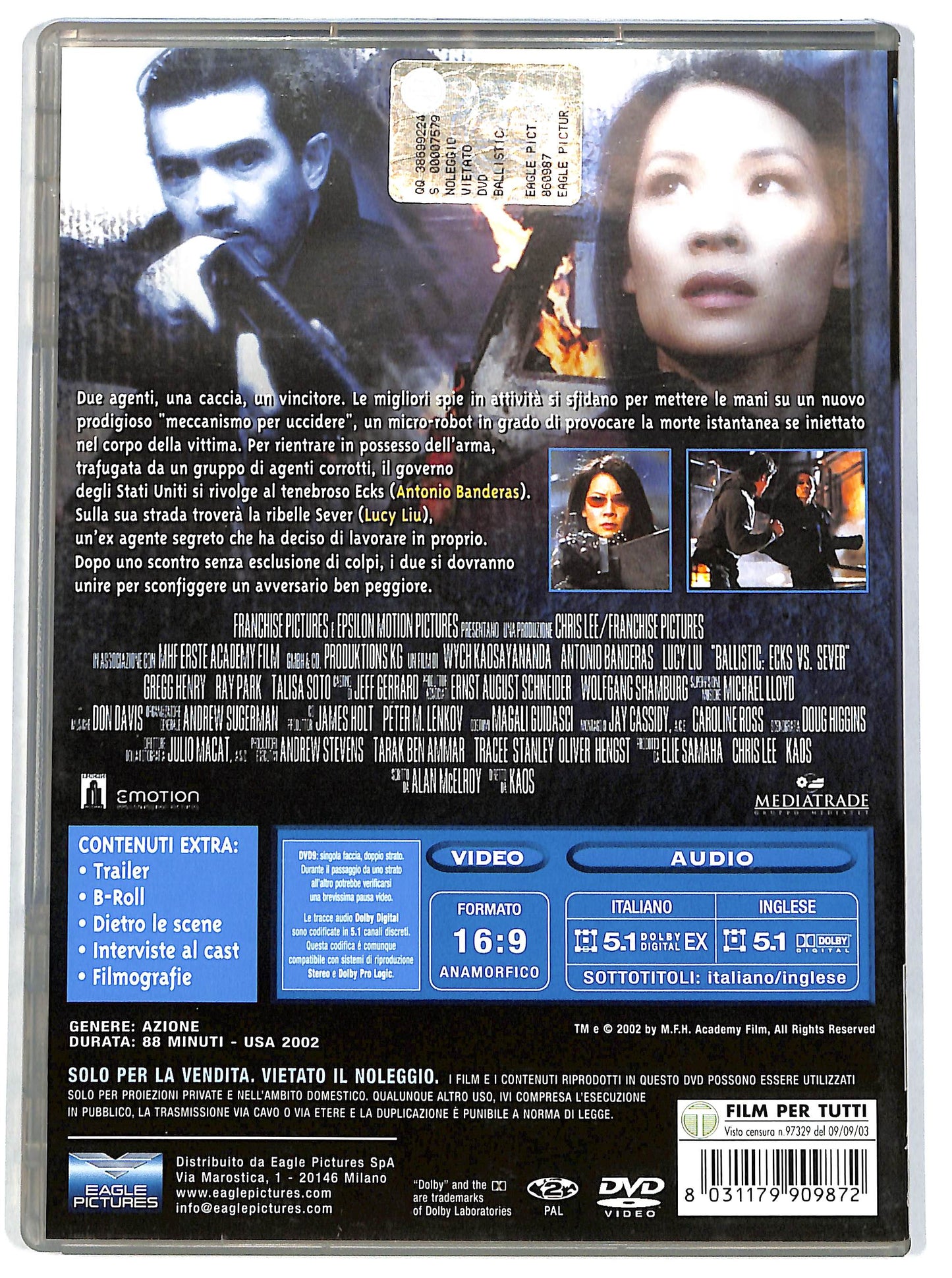 EBOND Ballistic DVD D651342