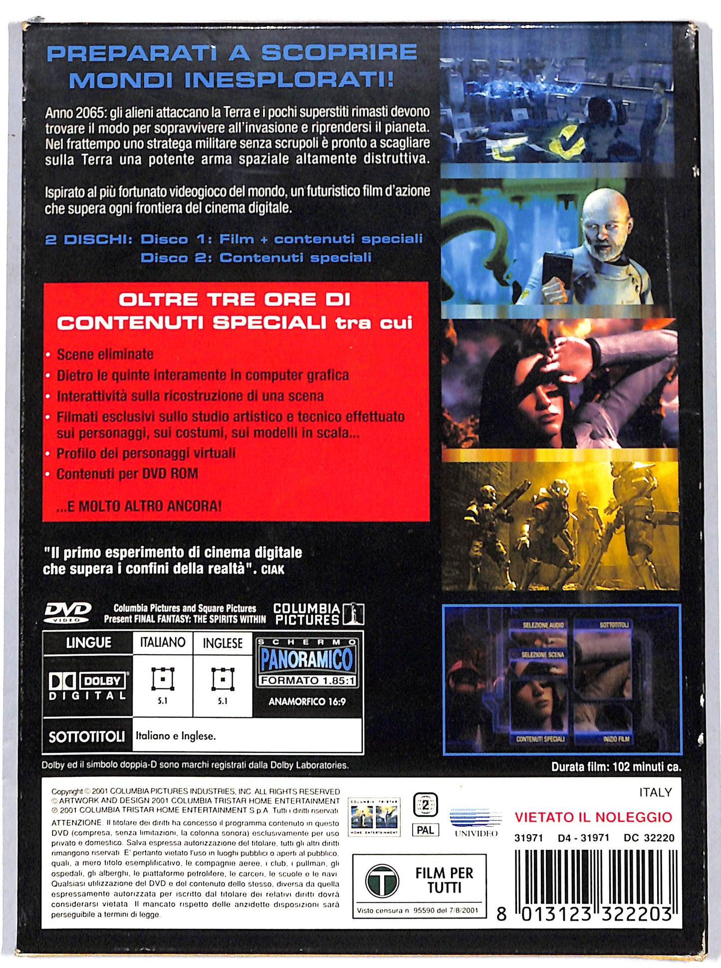 EBOND final fantasy DIGIPACK DVD D651535