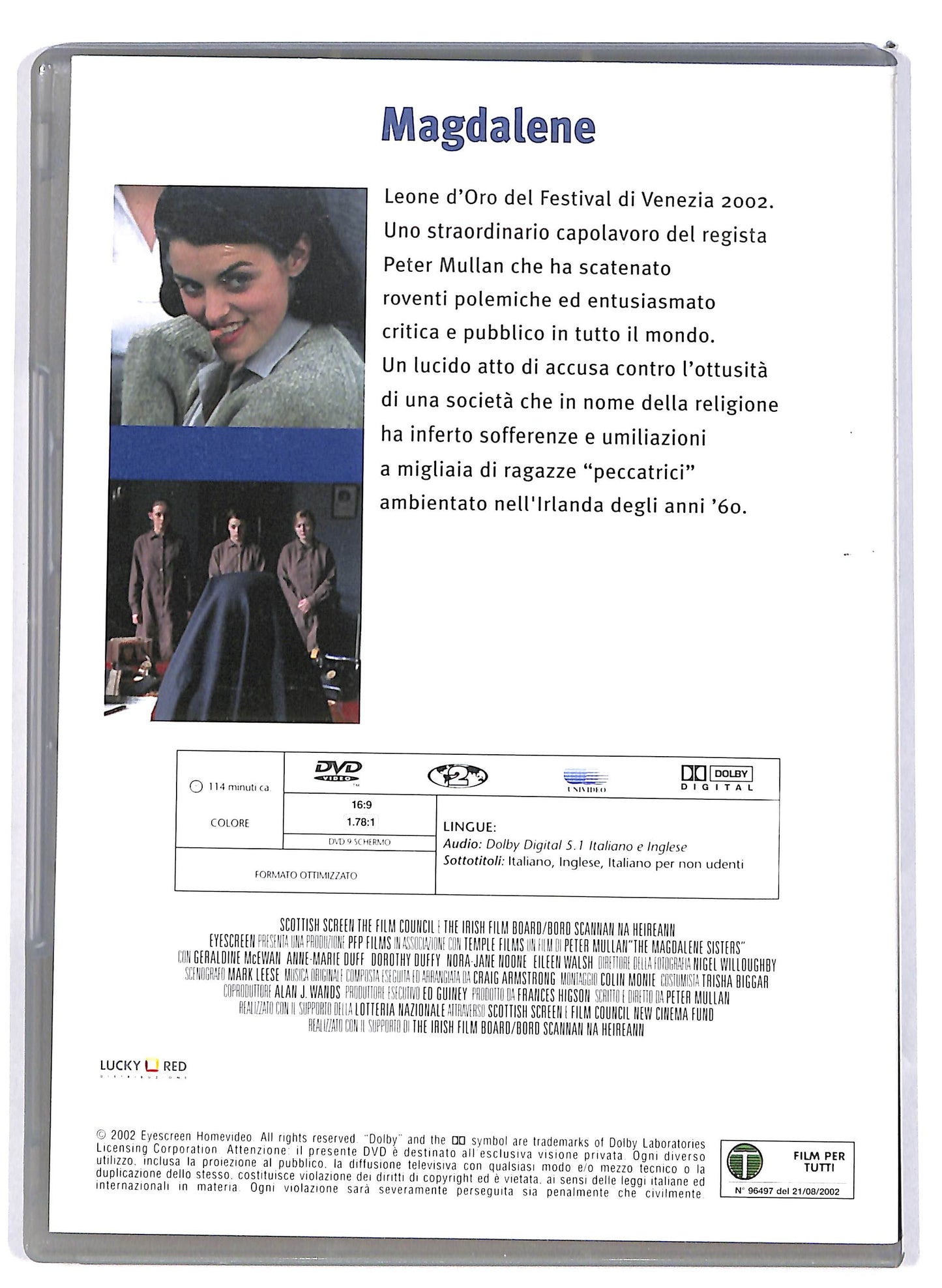 EBOND Magdalene EDITORIALE DVD D651815