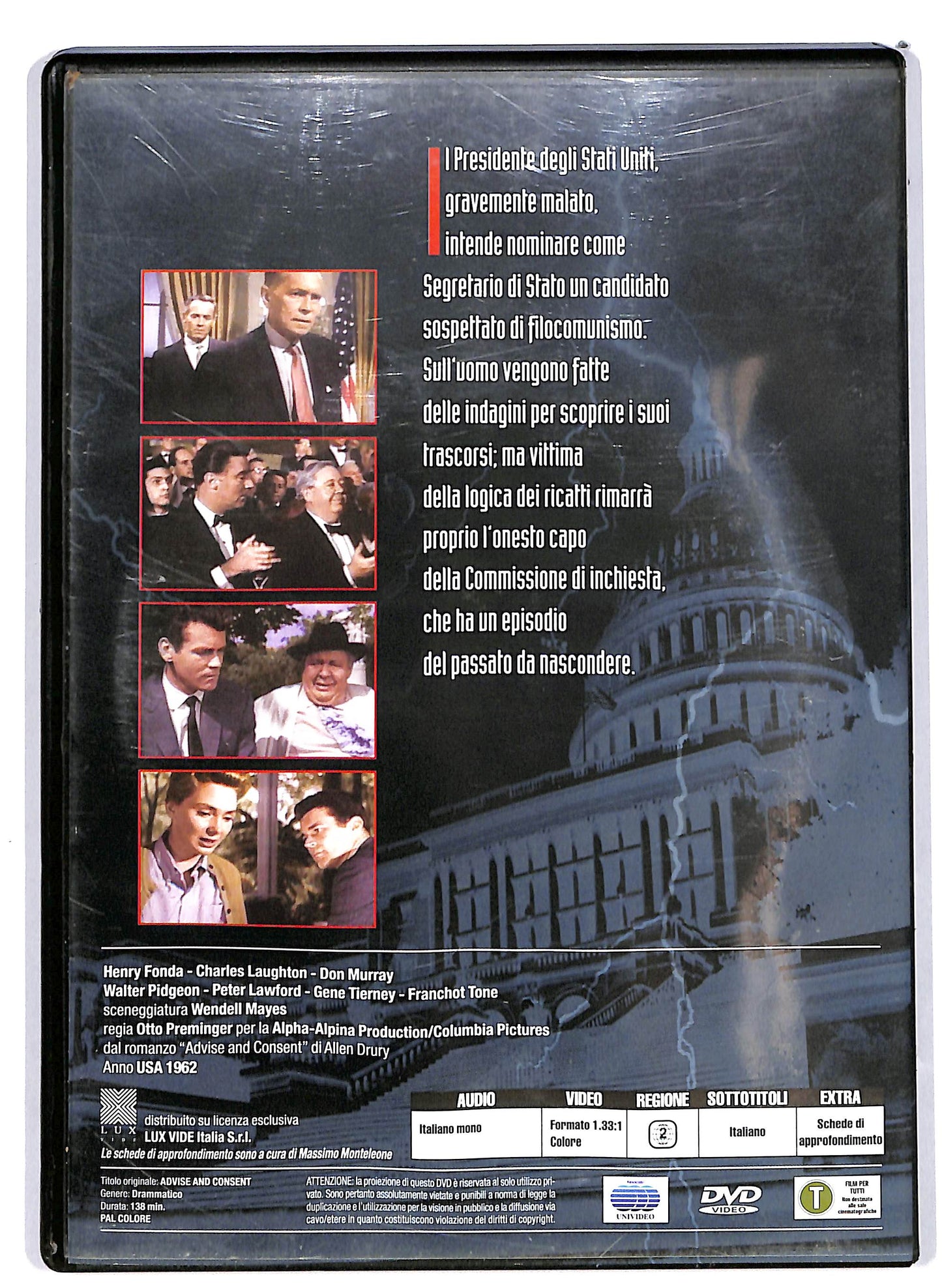 EBOND Tempesta su Washington EDITORIALE DVD D651817
