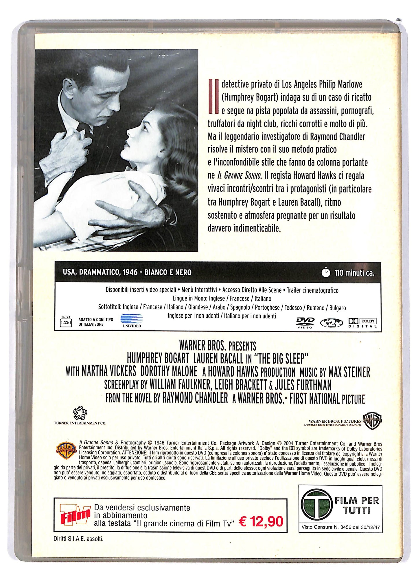 EBOND Il grande sonno EDITORIALE DVD D651824