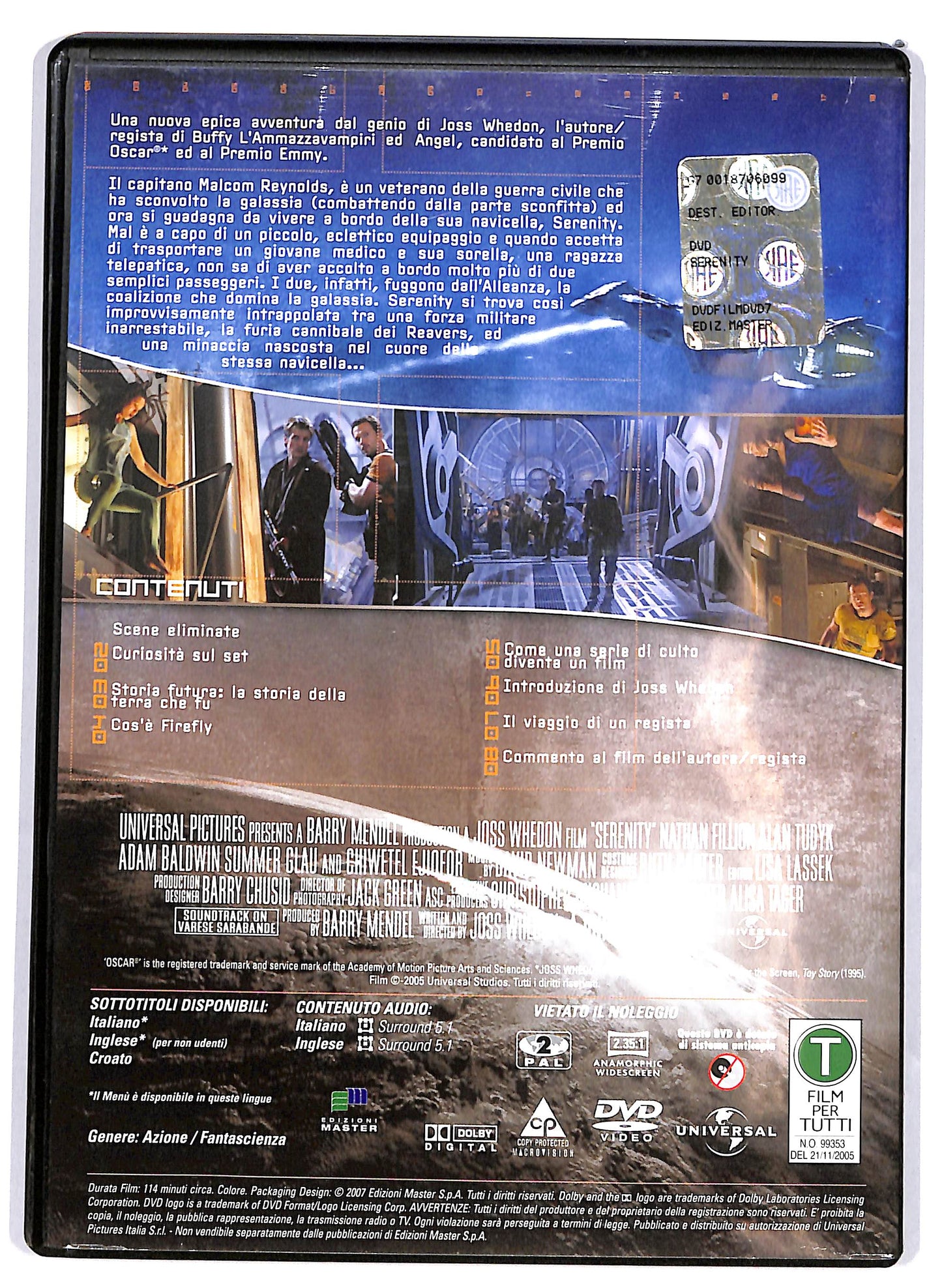 EBOND Serenity EDITORIALE DVD D651862