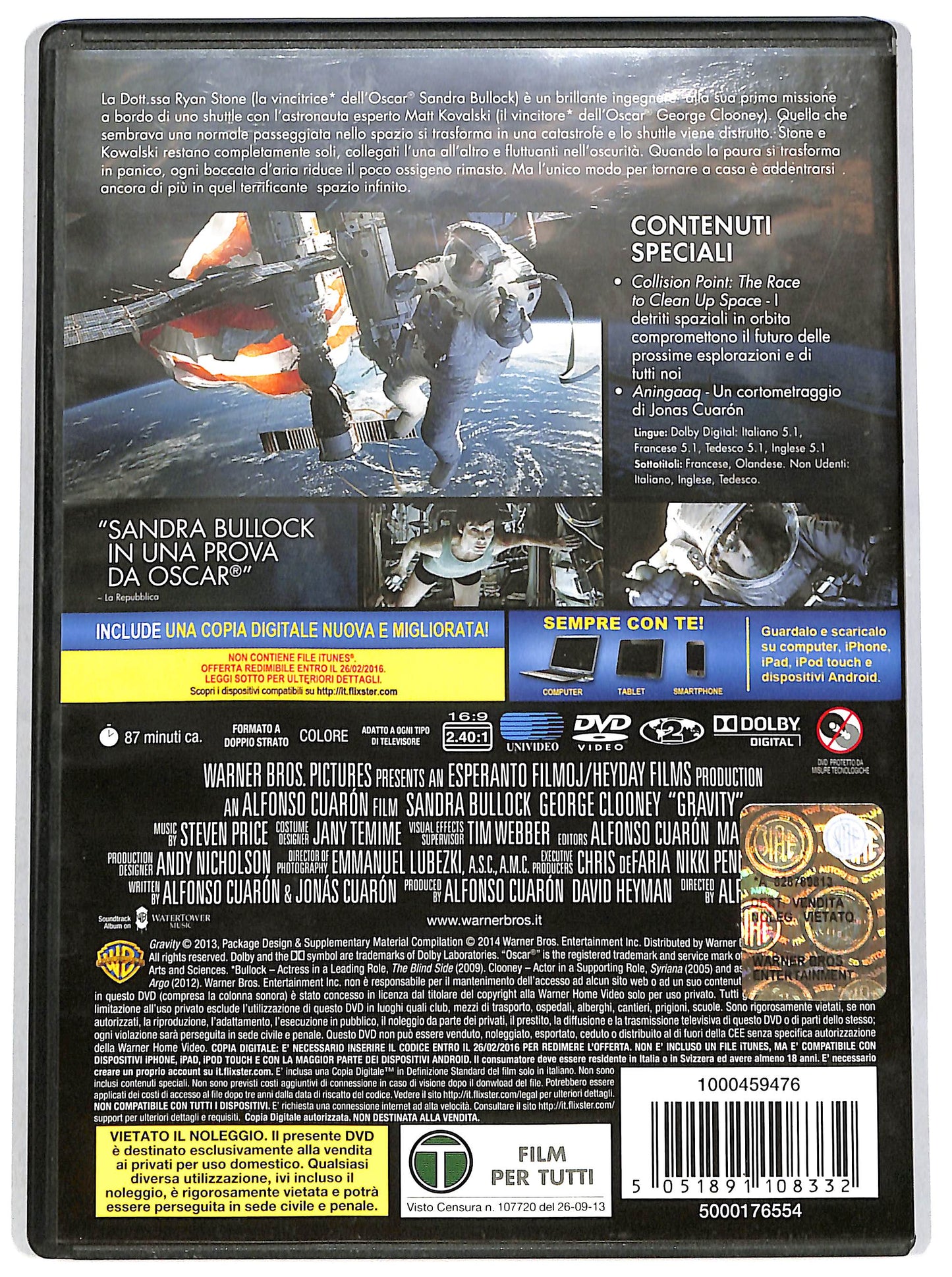 EBOND Gravity (film) DVD D651920