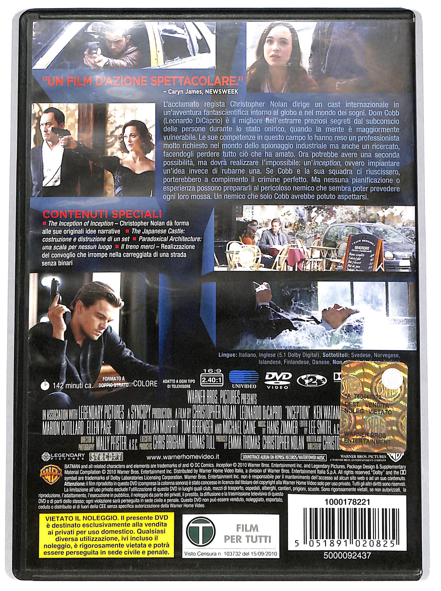 EBOND Inception DVD D651940