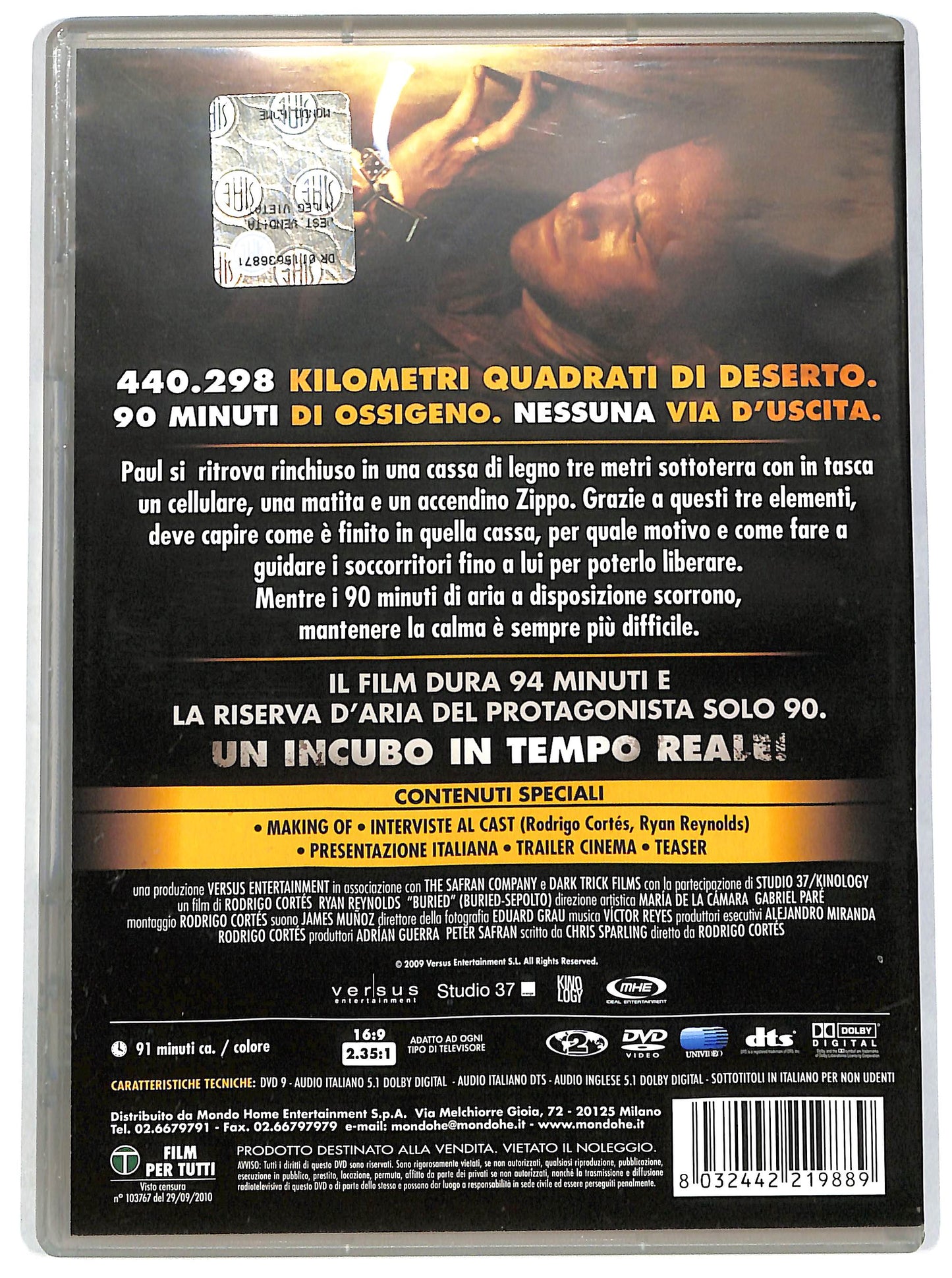EBOND Buried - Sepolto DVD D651952
