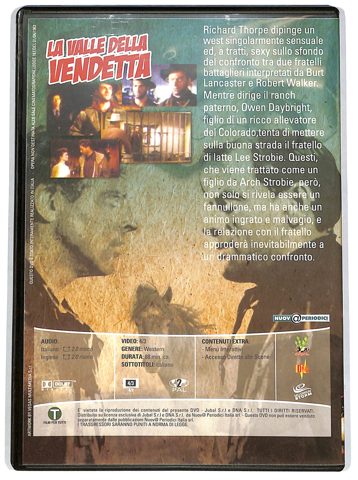 EBOND La valle della vendetta (film 1951) EDITORIALE DVD D651956
