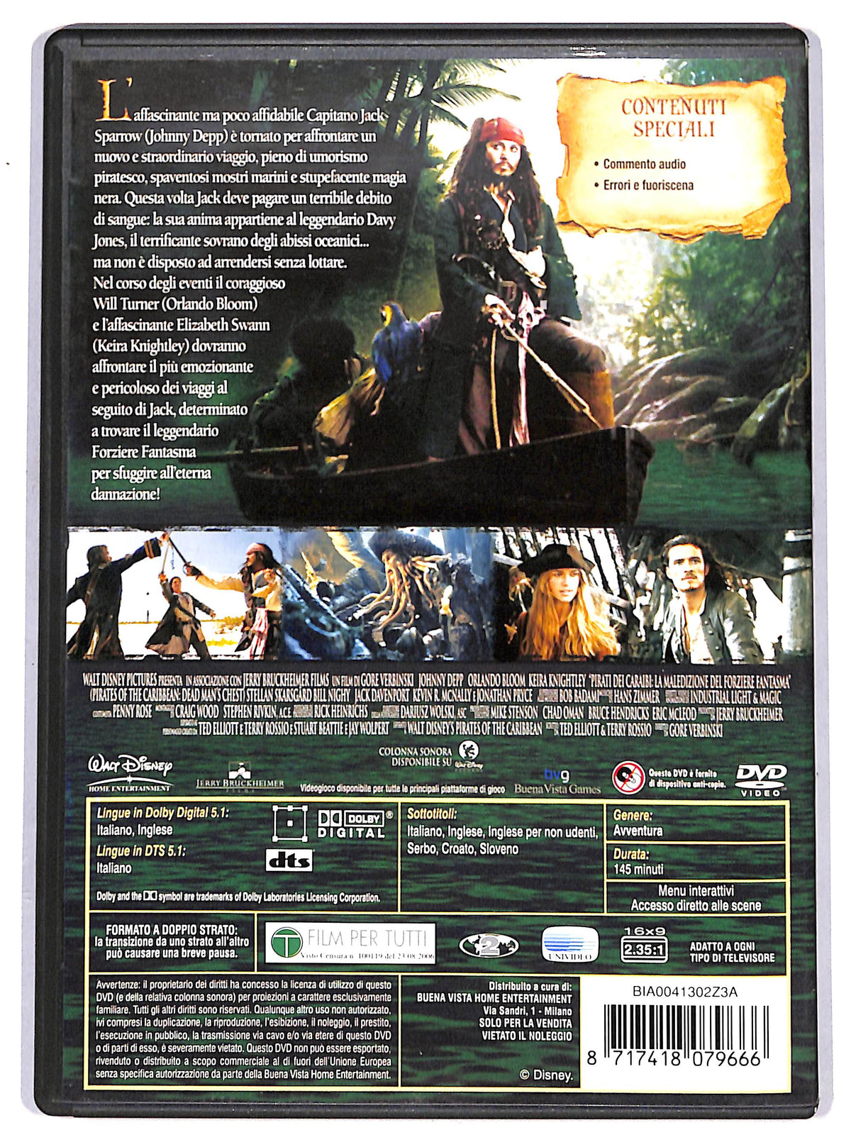 EBOND pirati dei caraibi - la maledizione del forziere fantasma DVD D652019