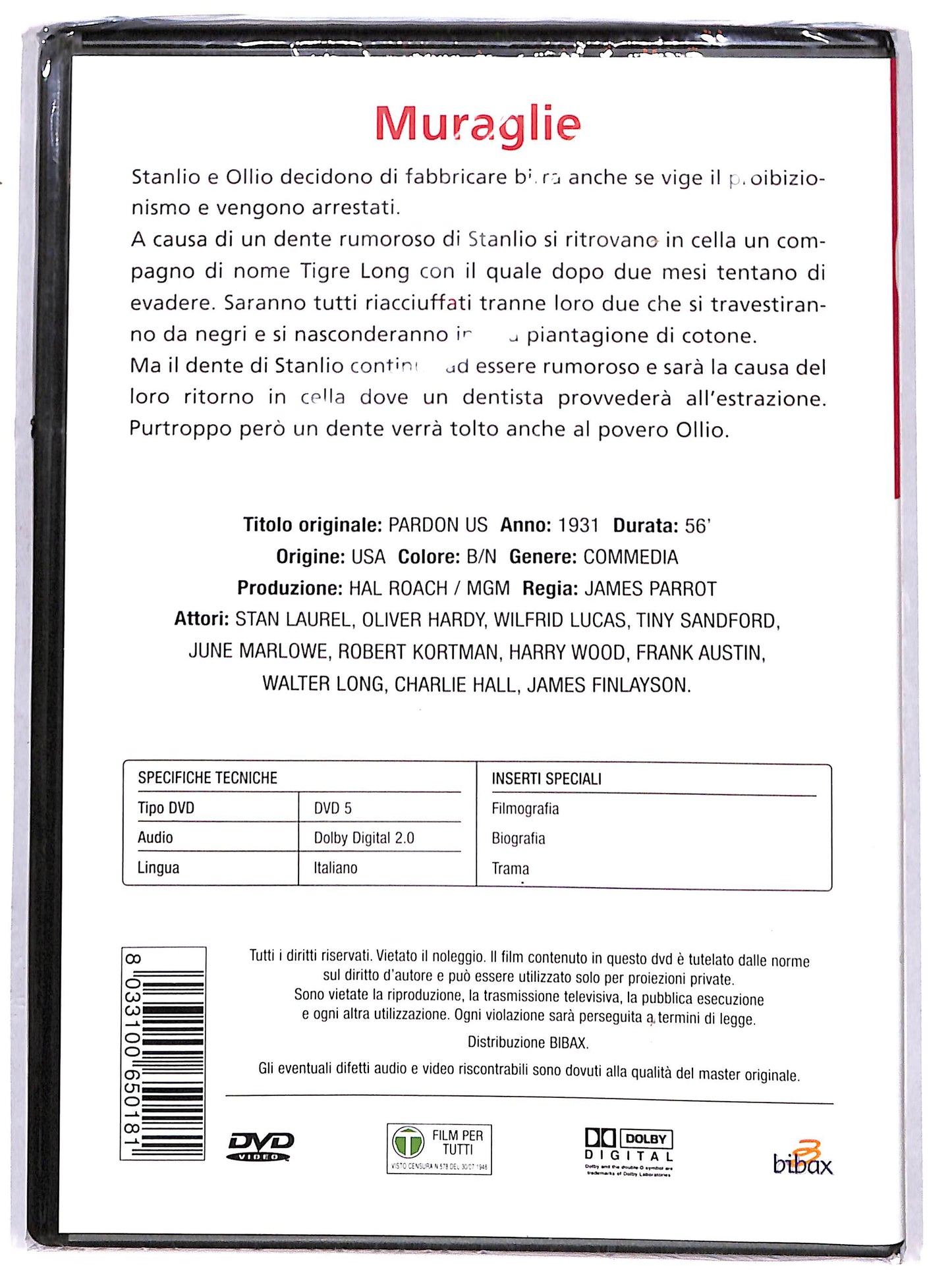 EBOND muraglie DVD D652024