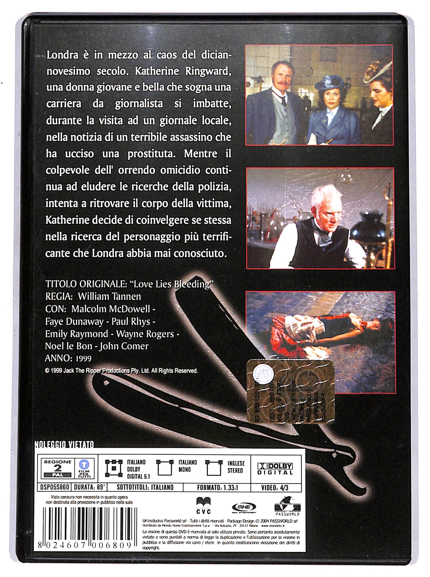 EBOND Jack lo squartatore DVD D652030