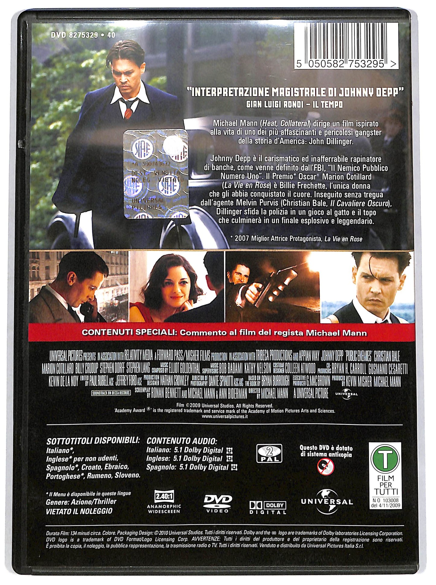 EBOND Nemico pubblico - Public Enemies DVD D652127