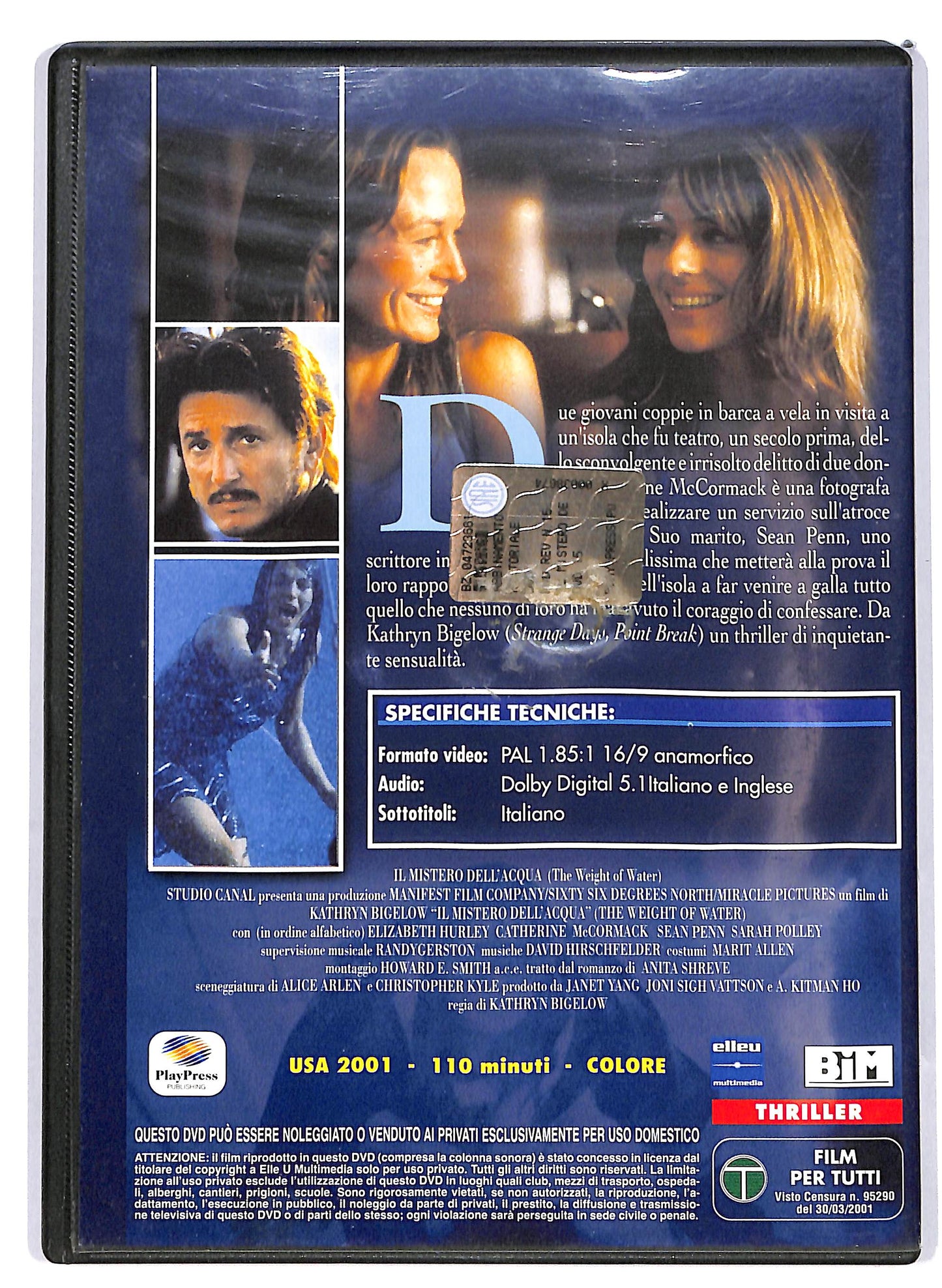 EBOND Il mistero dell'acqua EDITORIALE DVD D652201