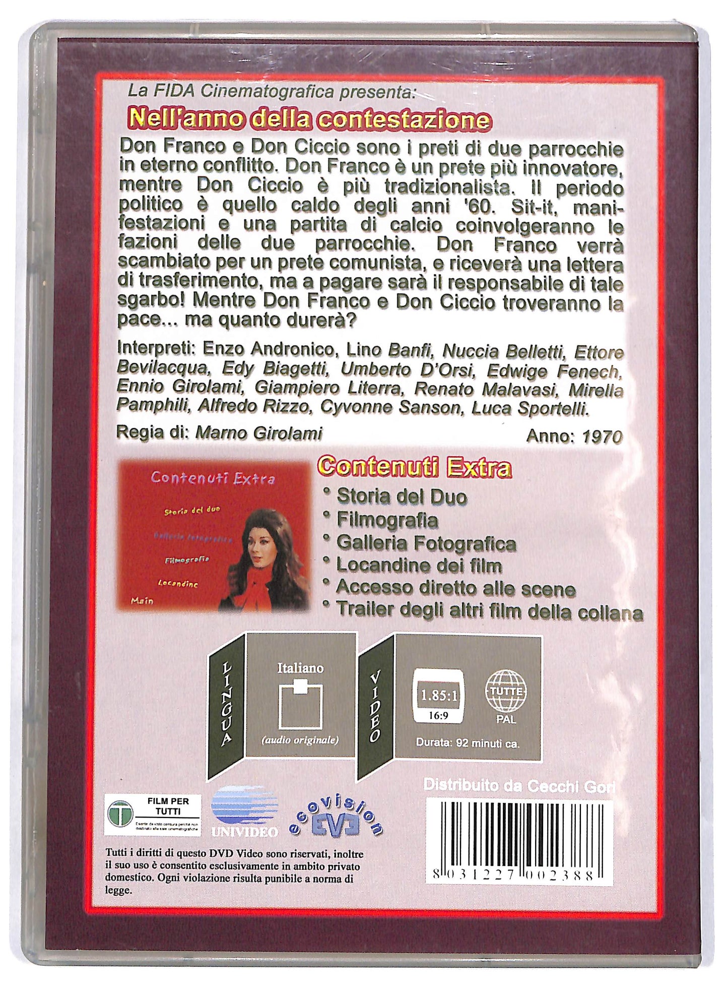 EBOND Nell'anno della contestazione DVD D652213