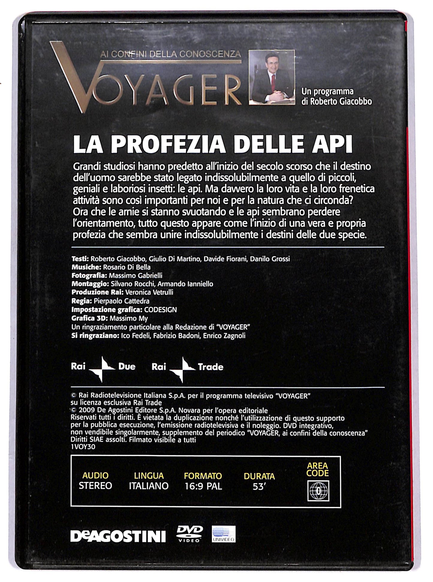 EBOND la profezia delle api voyager n 30 EDITORIALE DVD D652450