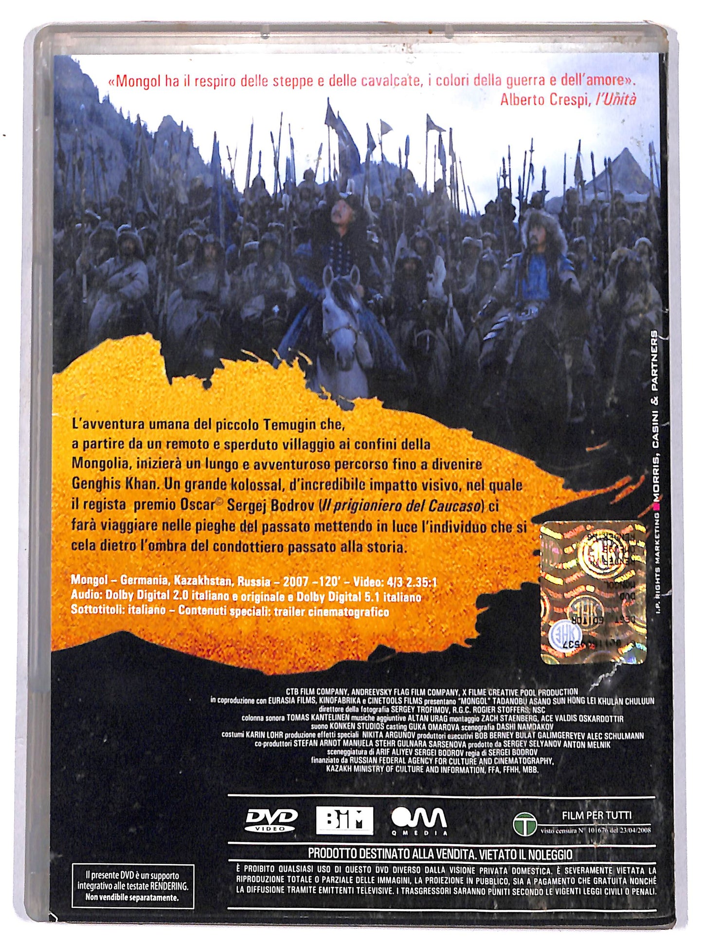 EBOND Mongol La vera storia di Genghis Khan EDITORIALE DVD D652451