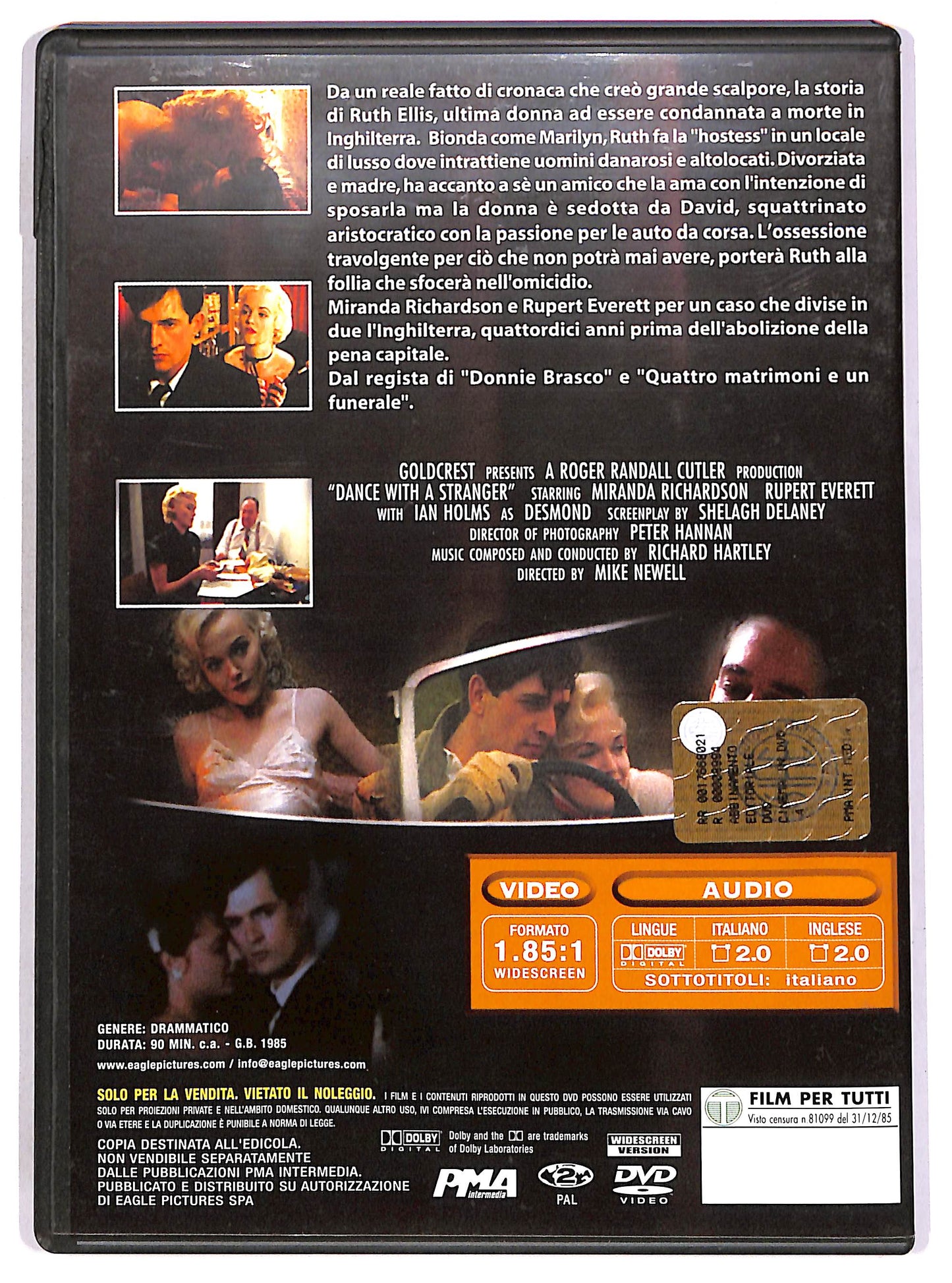 EBOND Ballando con uno sconosciuto EDITORIALE DVD D652604