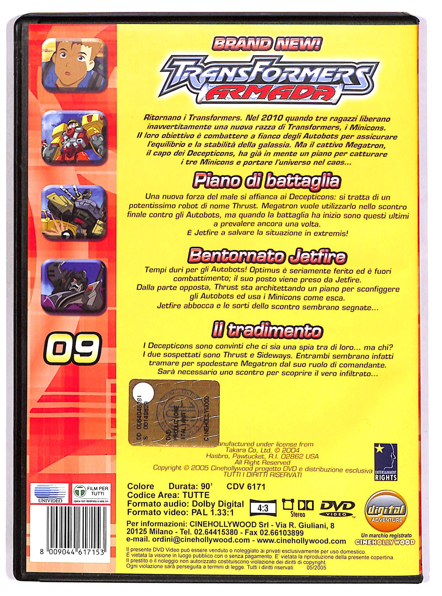 EBOND Transformers Armada - Vol.9 - Piano di battaglia DVD D652616