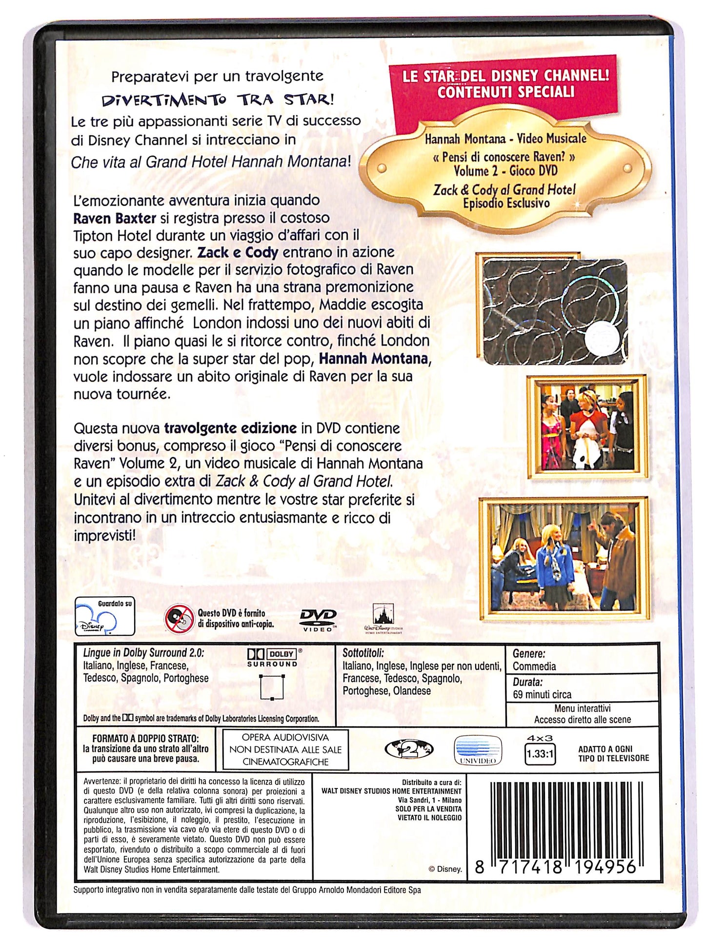 EBOND Che vita al Grand Hotel, Hannah Montana DVD D652624