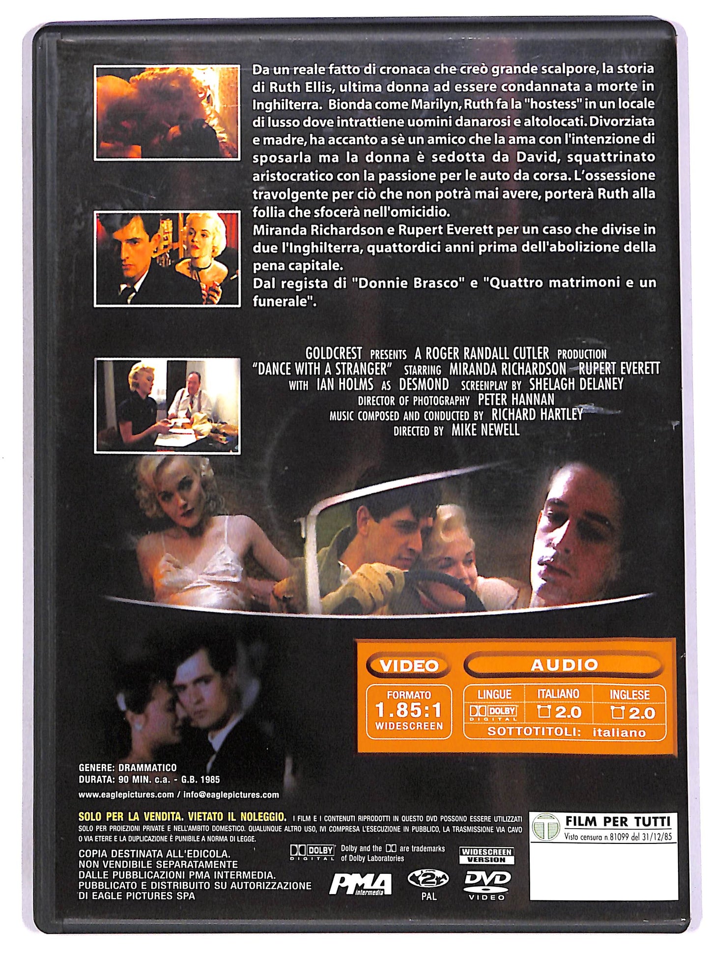 EBOND Ballando con uno sconosciuto EDITORIALE DVD D652721