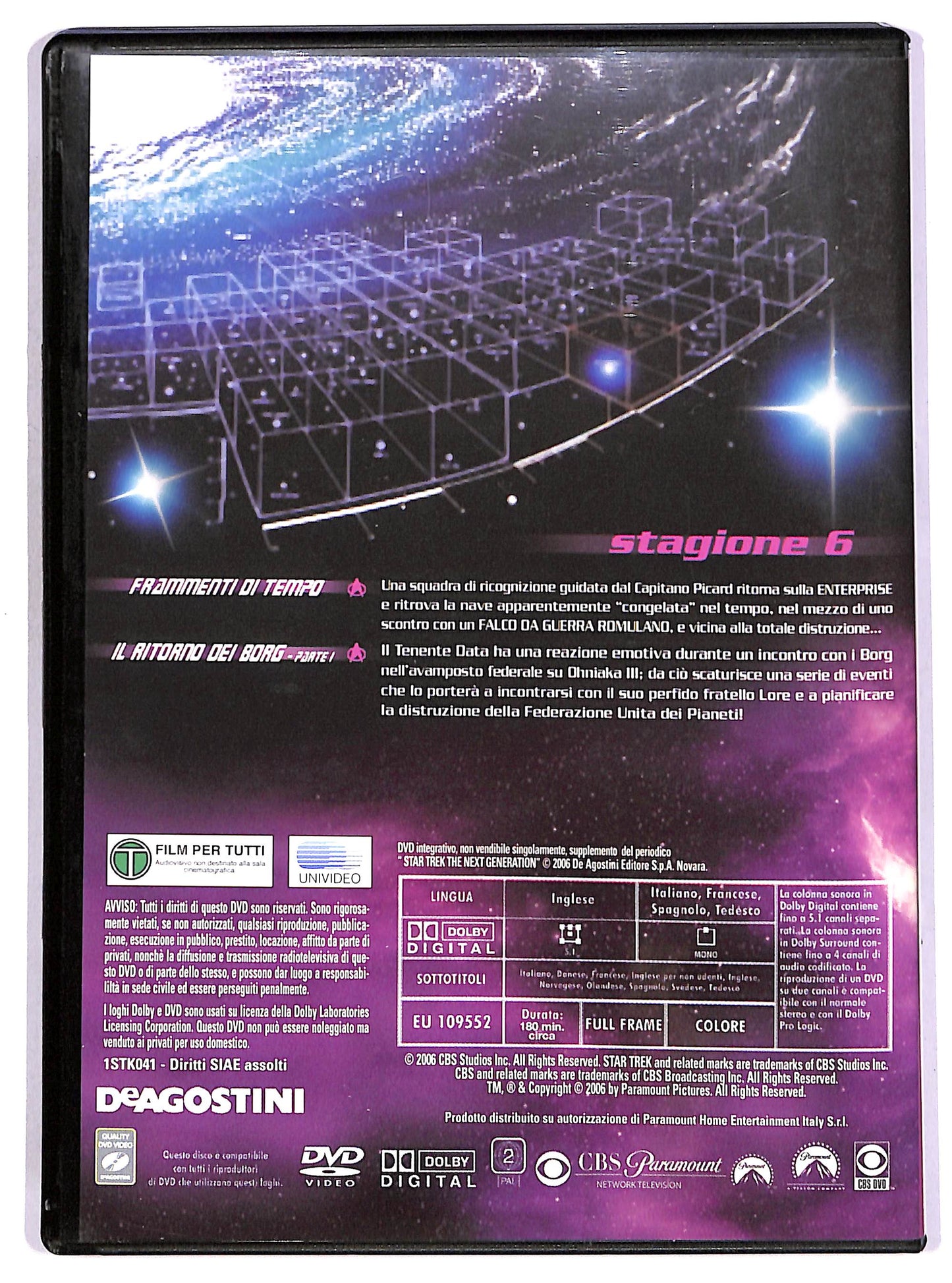 EBOND StarTrek - The Next Generation Stg.6 Vol.7 EDITORIALE DVD D652730