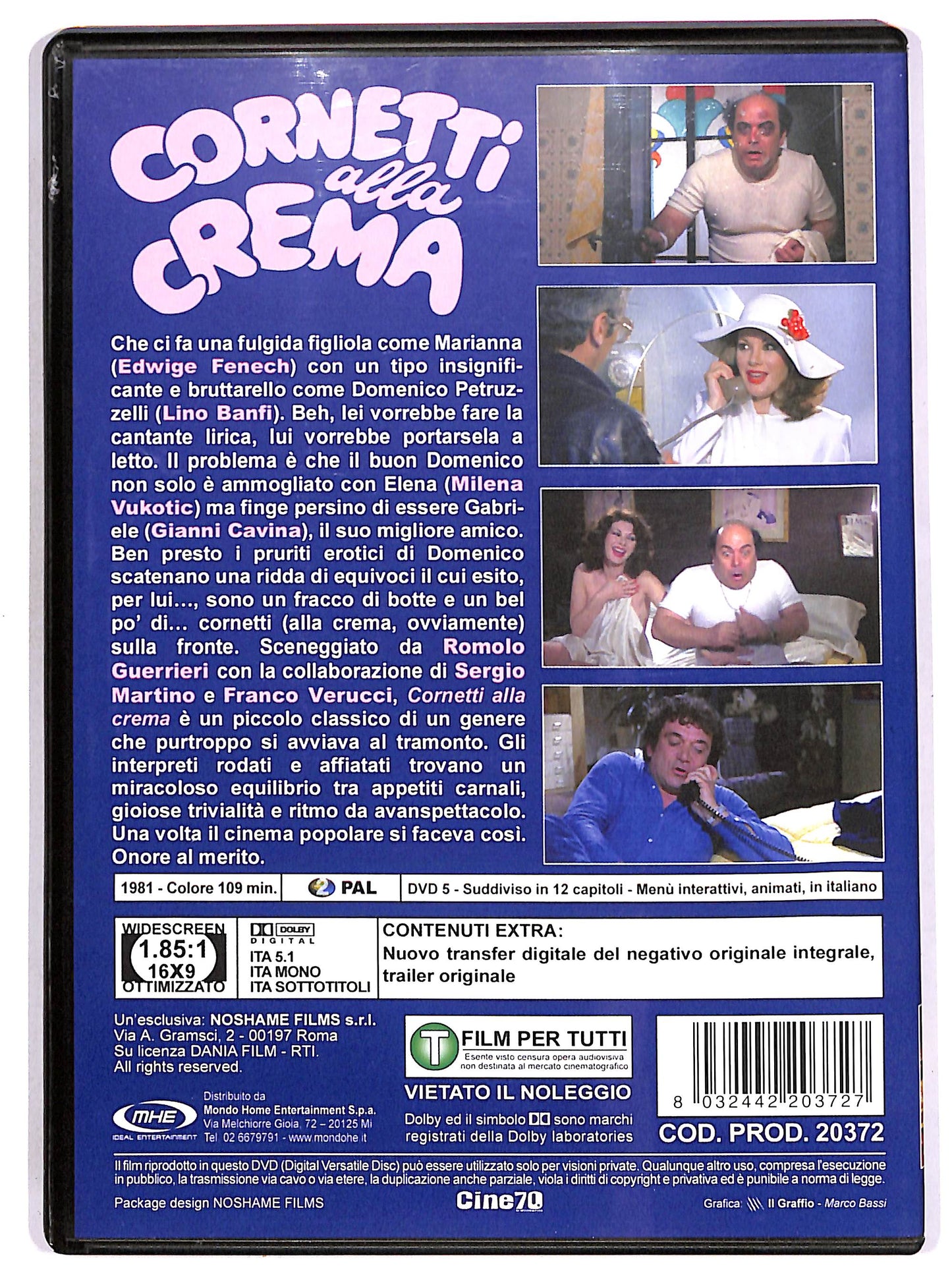 EBOND Cornetti alla crema DVD D652811