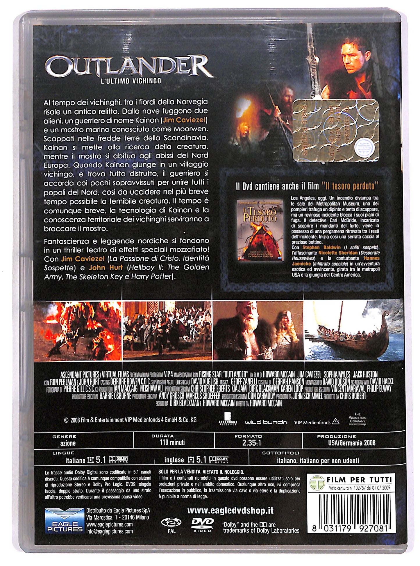 EBOND Outlander - L'ultimo vichingo + Il tesoro perduto DVD D652818