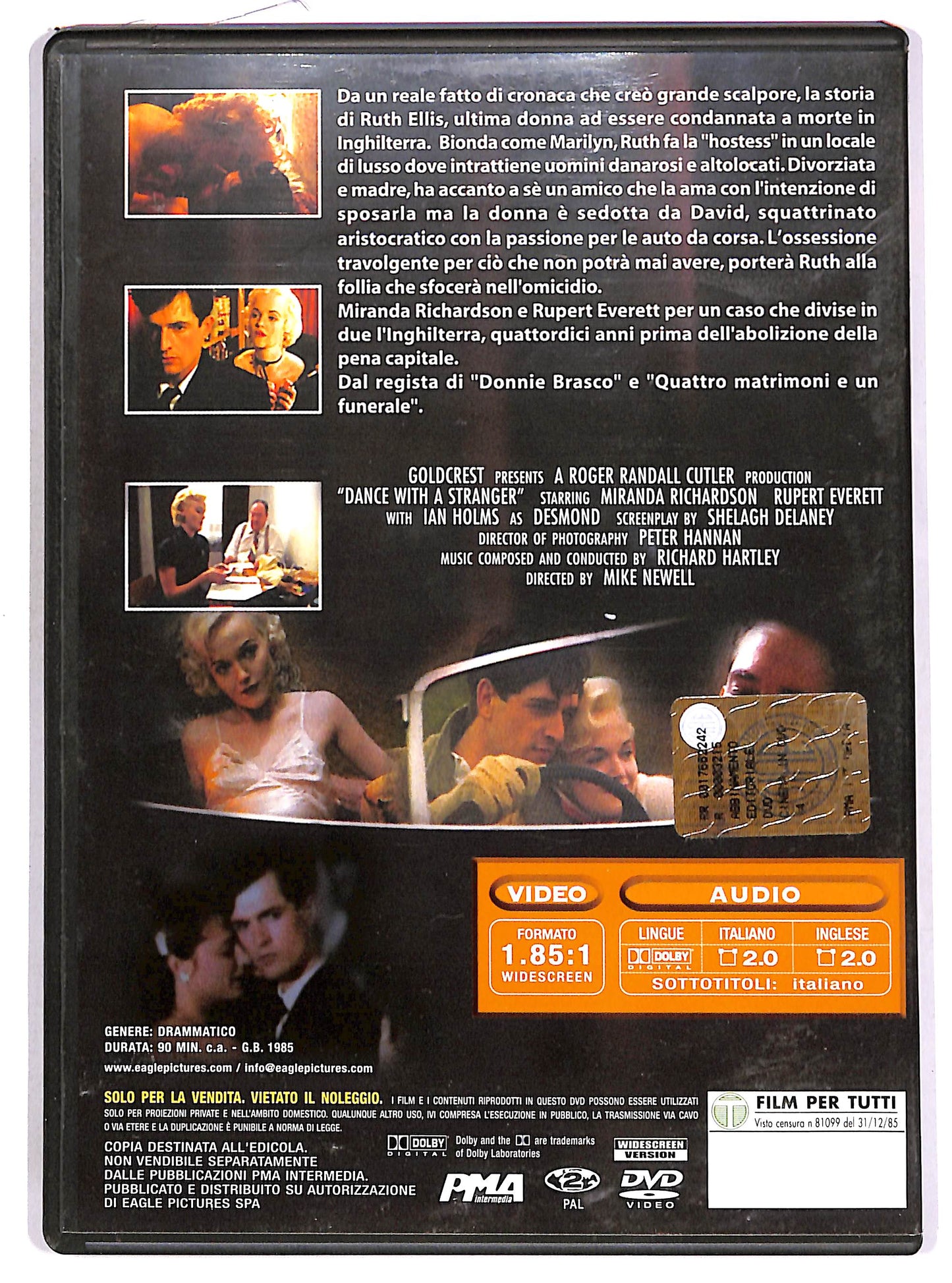 EBOND Ballando con uno sconosciuto EDITORIALE DVD D652828