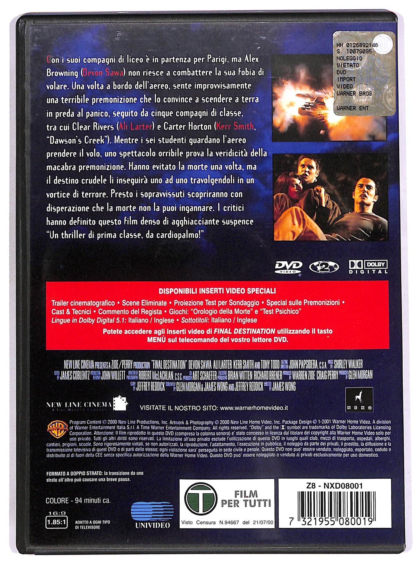 EBOND Final Destination DVD D653034